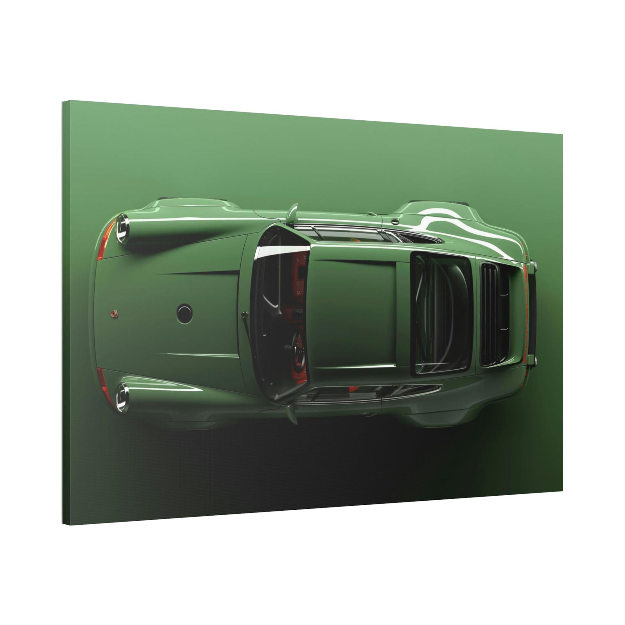 Porsche Automotive Art: High-Quality Porsche Print on Natural Canvas & Poster