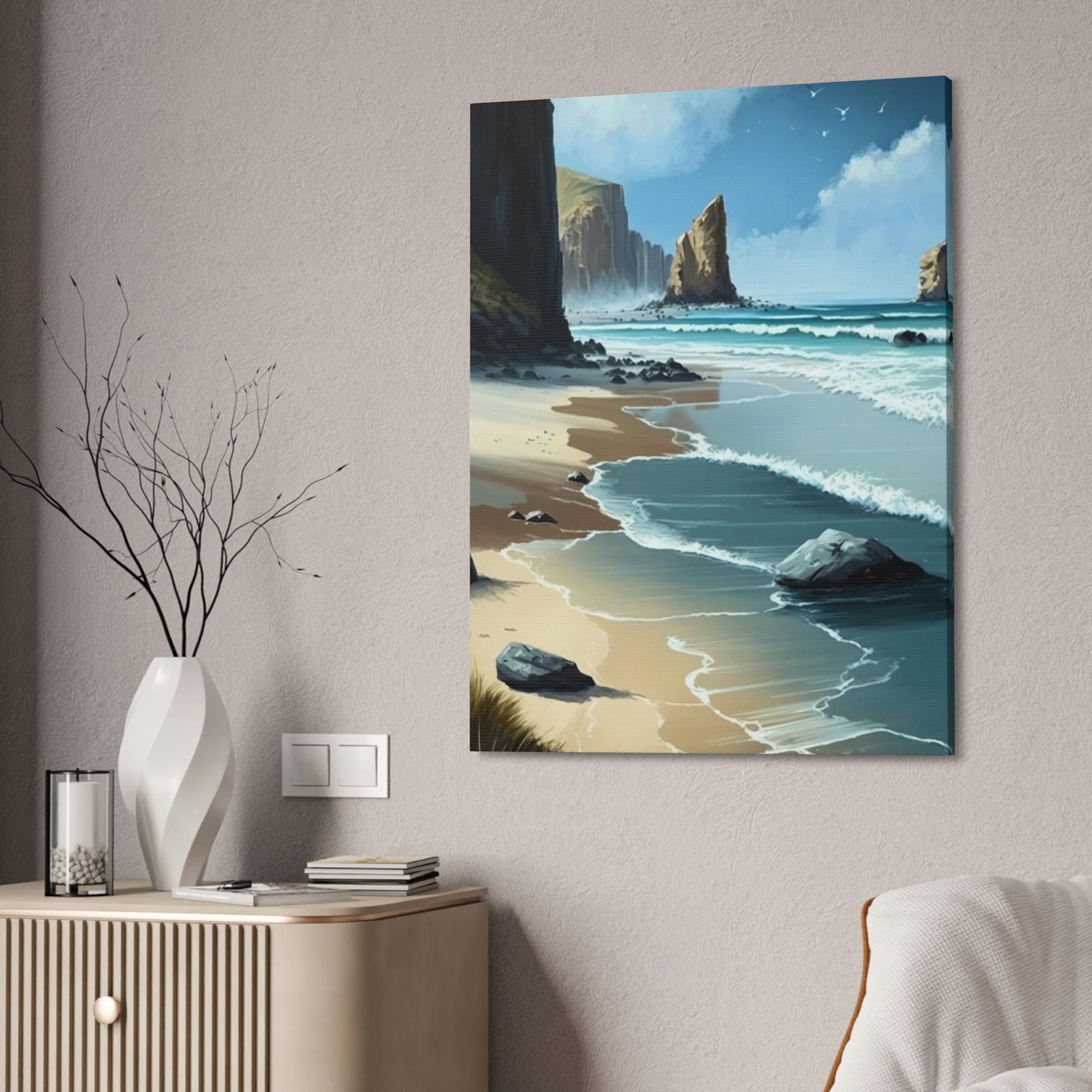 Coastal The Coastal Dream: Printed Poster & Canvas of Coastal Landscape