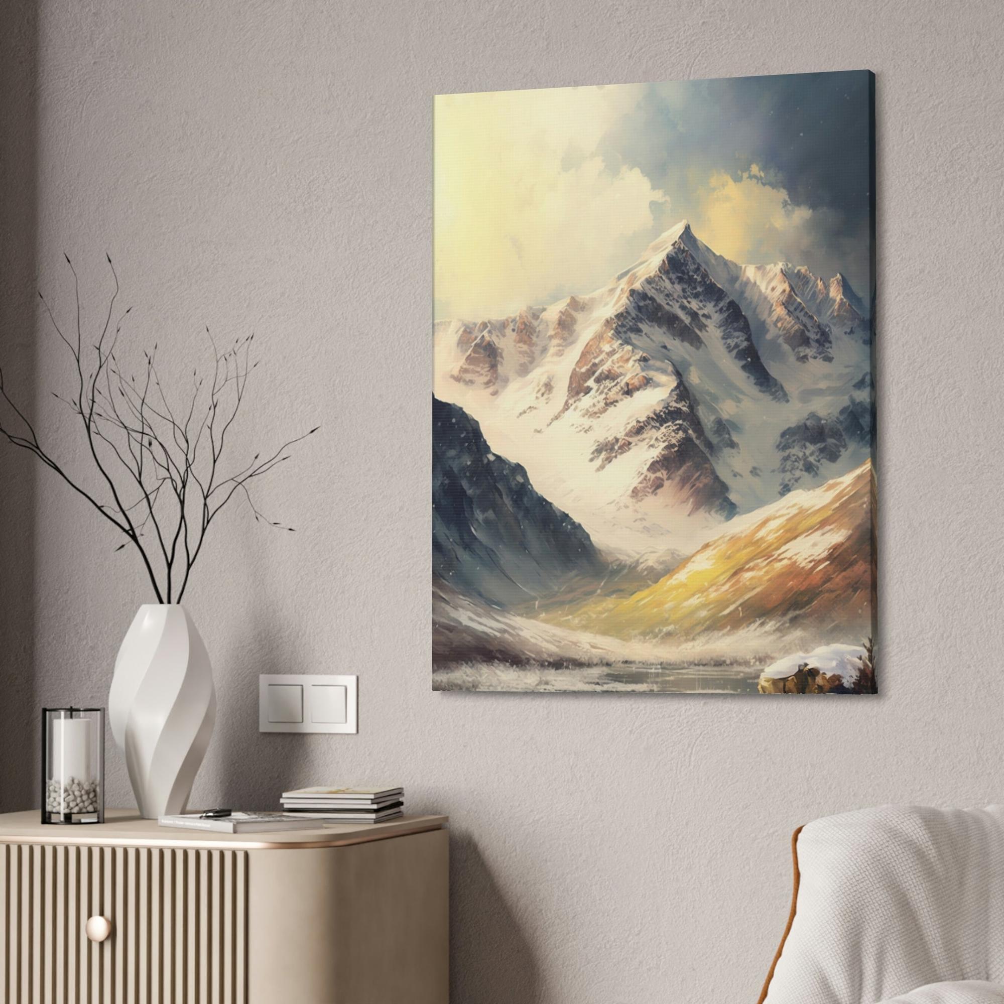 Mountains Awe-Inspiring Mountain Range: A Canvas of Nature's Splendor