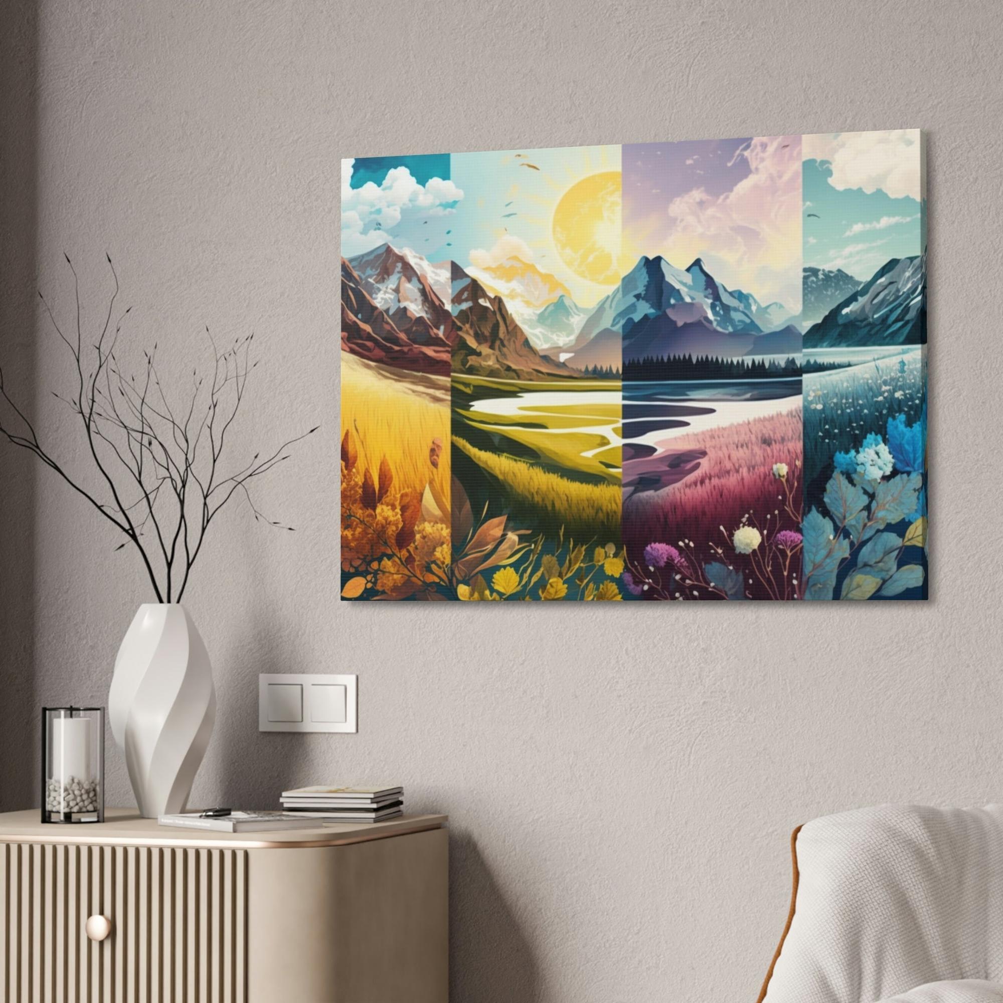 Seasons Seasonal Reverie: A Canvas of Nature's Dreamlike States and Transitions