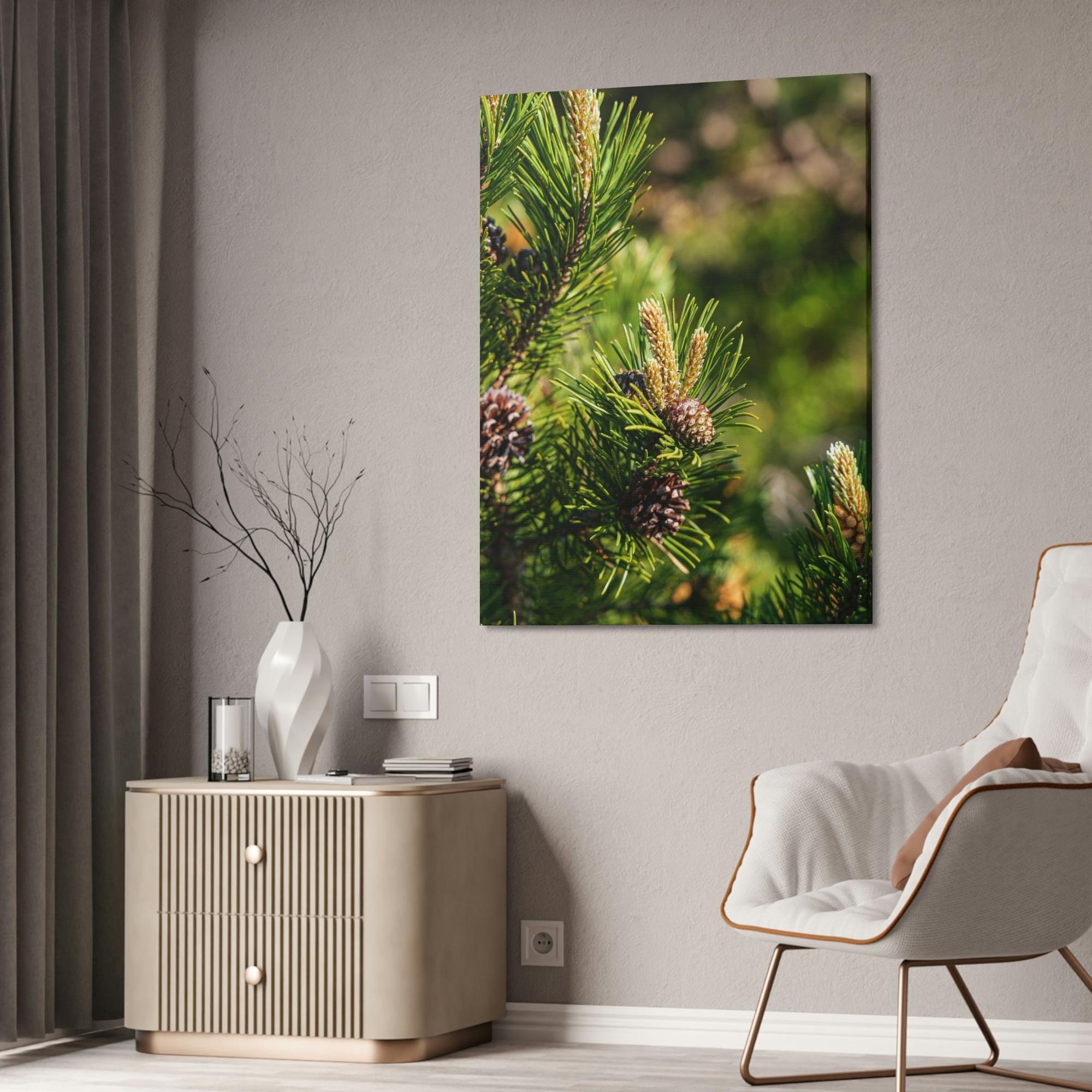 Pine Trees Whispering Pines: A Canvas of Tranquility and Serenity