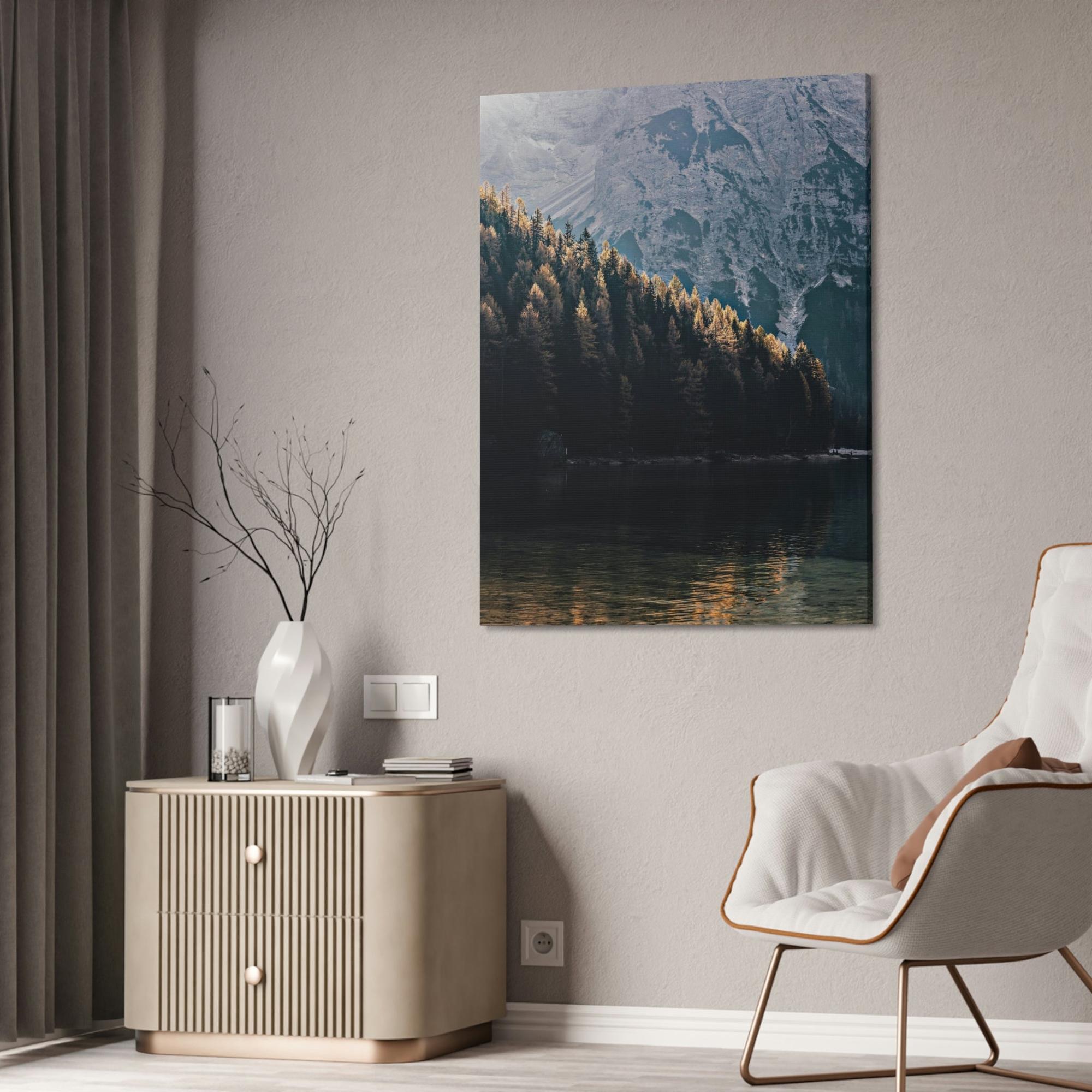 Lakes And Rivers Reflective Beauty: Lakes and Rivers on Canvas and Framed Poster Art