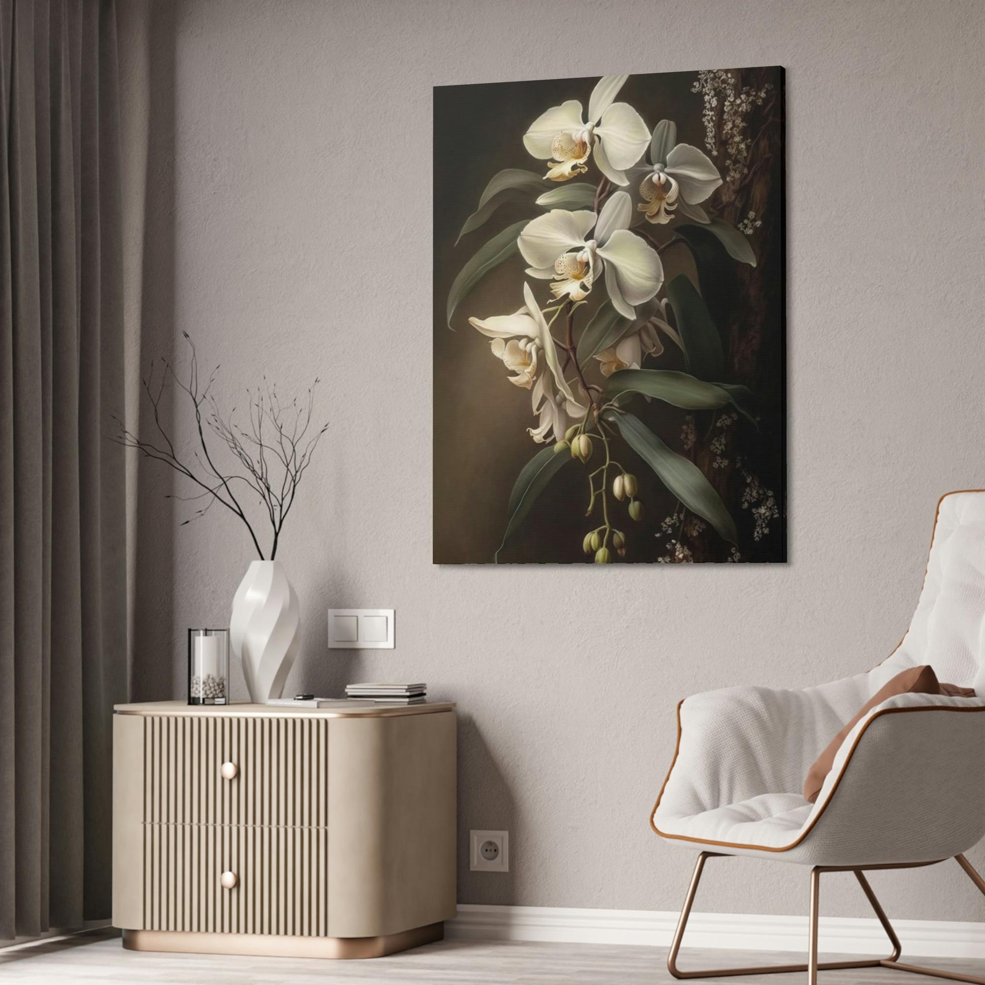 Orchids Orchid Bliss: Tranquility on Canvas