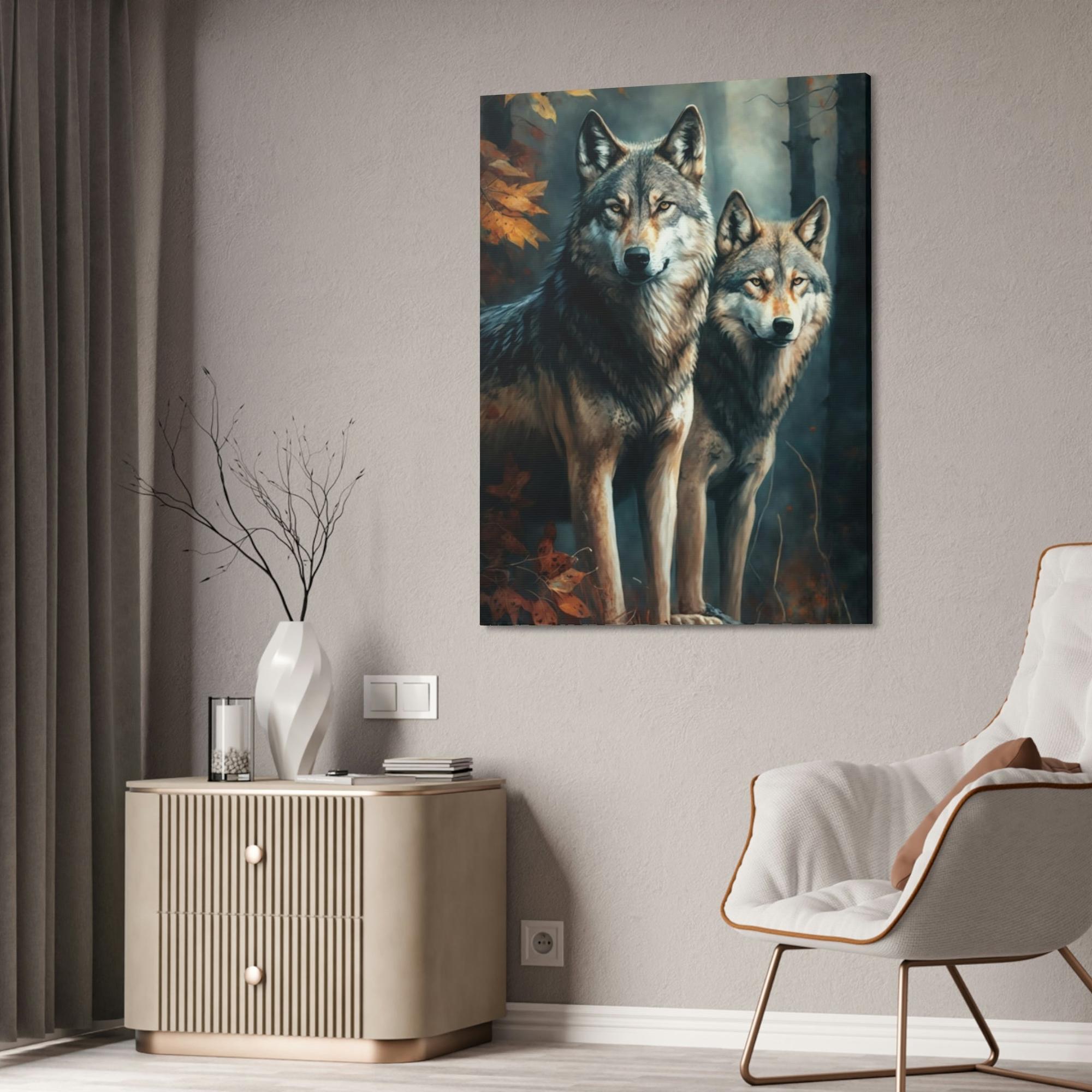 Wolfs Guardians of the Forest: Majestic Wolfs