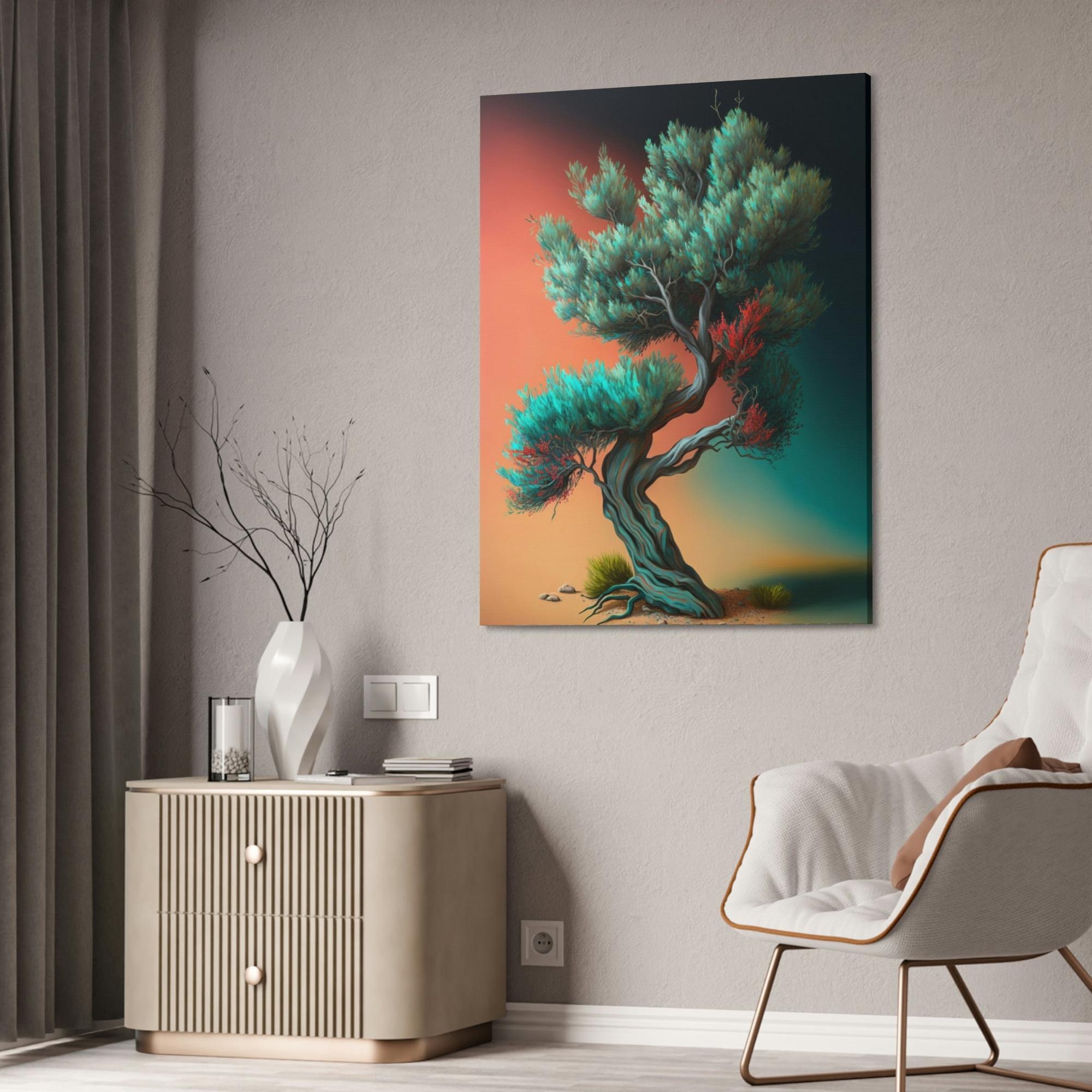 Olive Trees Sunlit Trees: A Bright and Cheerful Glimpse into the Beauty of Olive Trees' Canopies
