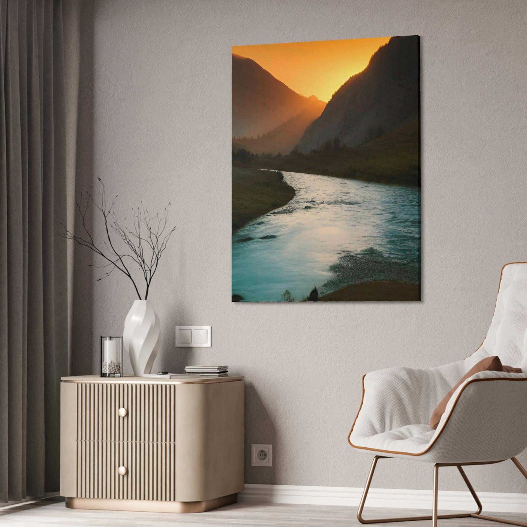 Lakes And Rivers River Reflections: Wall Art and Canvas Print of Lakes and Rivers