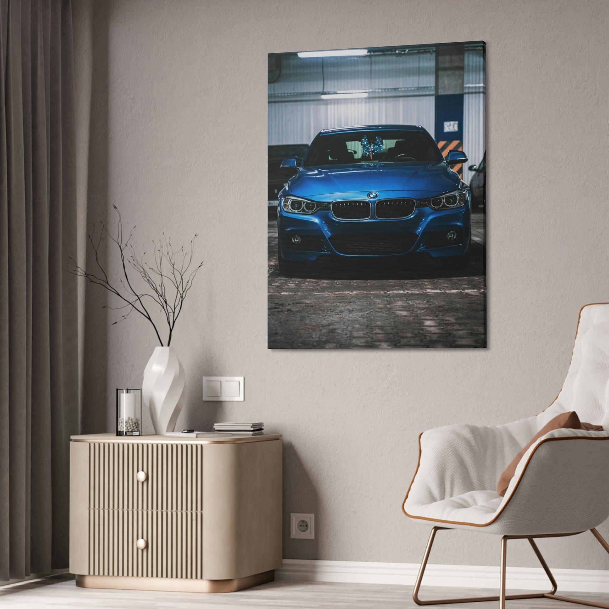 Bmw BMW's Signature Style: Modern Framed Canvas Print for Your Home
