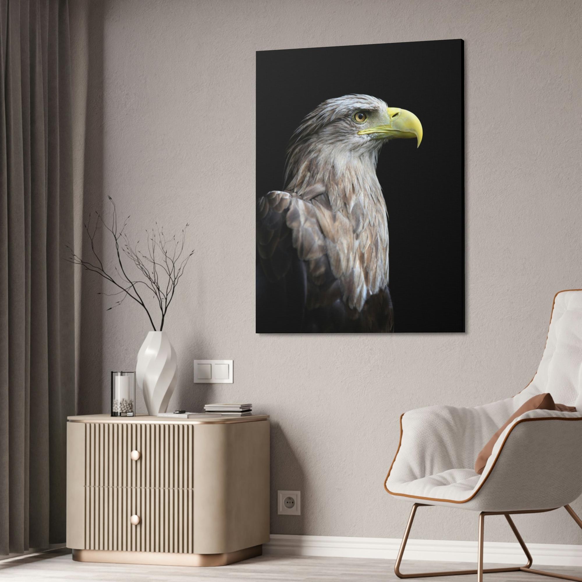 undefined Eagle's Resilience: Inspiring Canvas Print, Showcasing their Indomitable Spirit