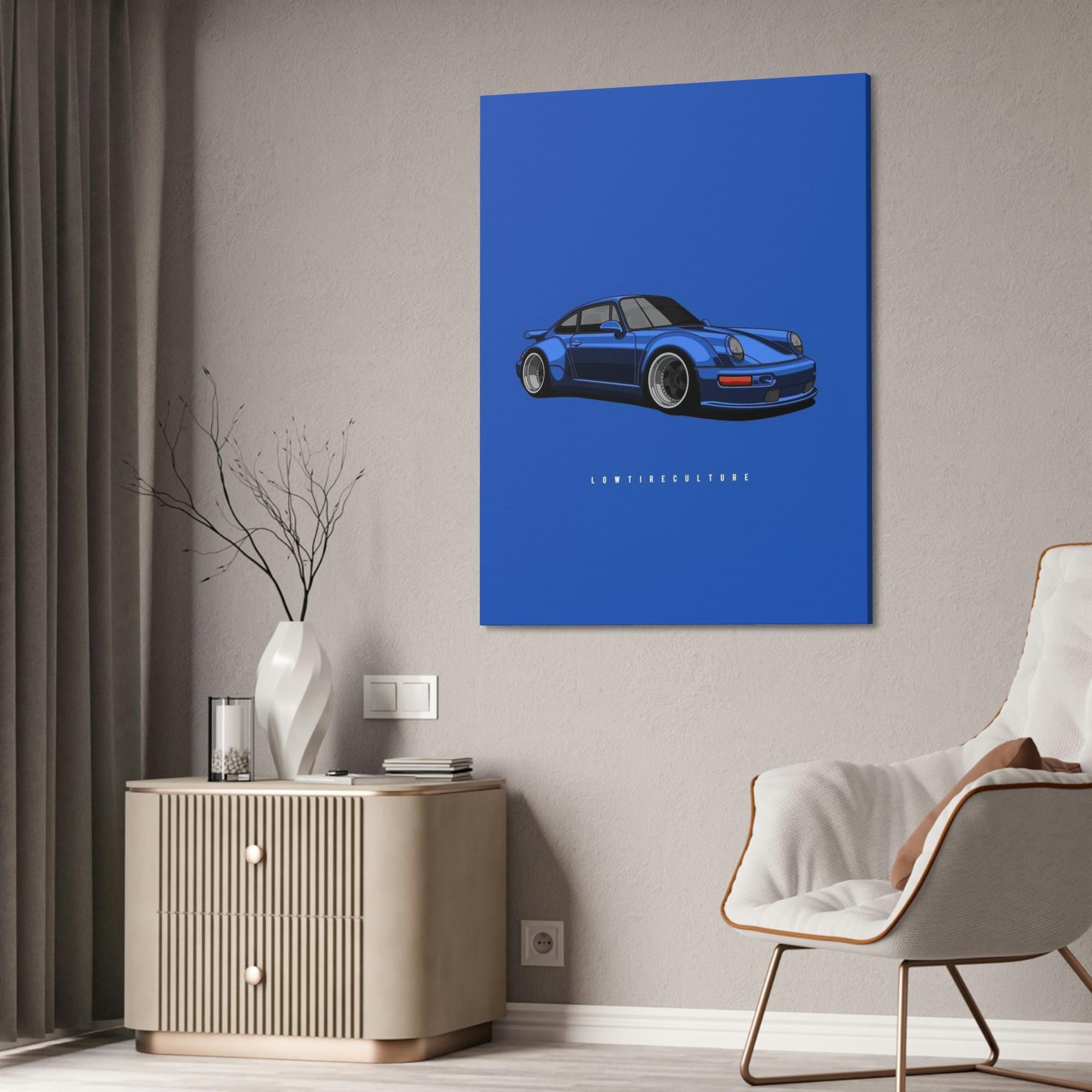 Porsche Porsche Artistry on Natural Canvas: Poster & Canvas Wall Decor for Car Enthusiasts