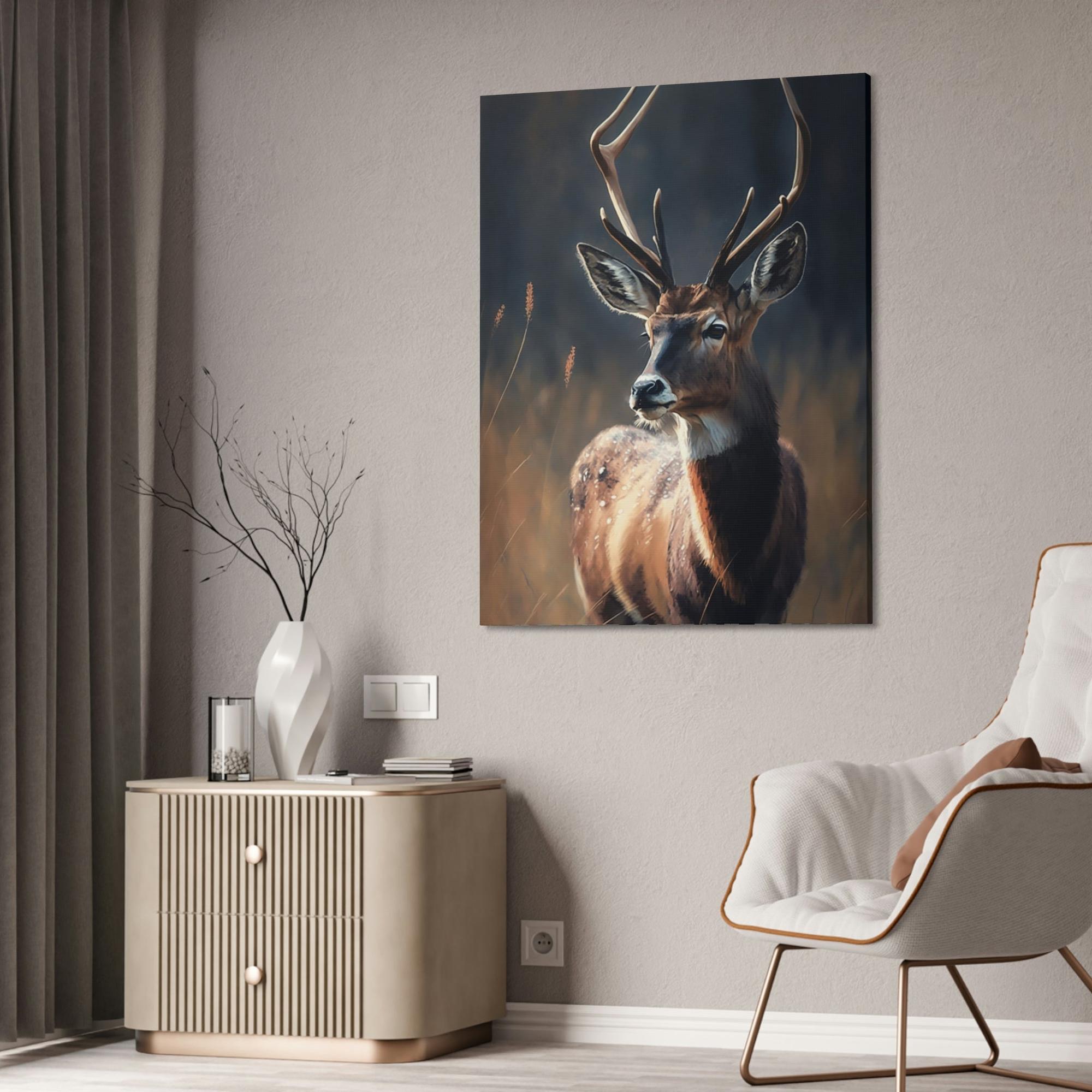 Deers The Spirit of Deer: A Canvas Artistic Collection