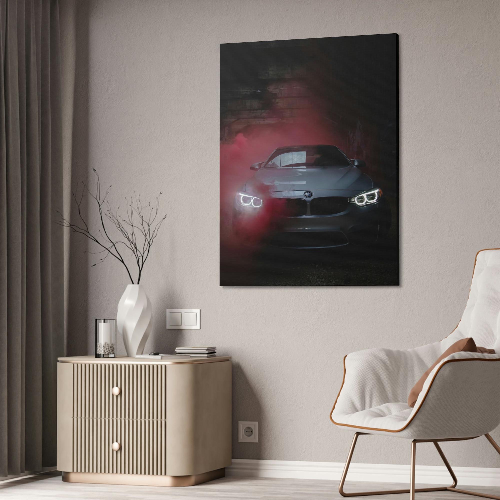 Bmw BMW's Automotive Mastery: Premium Print on Framed Poster & Canvas