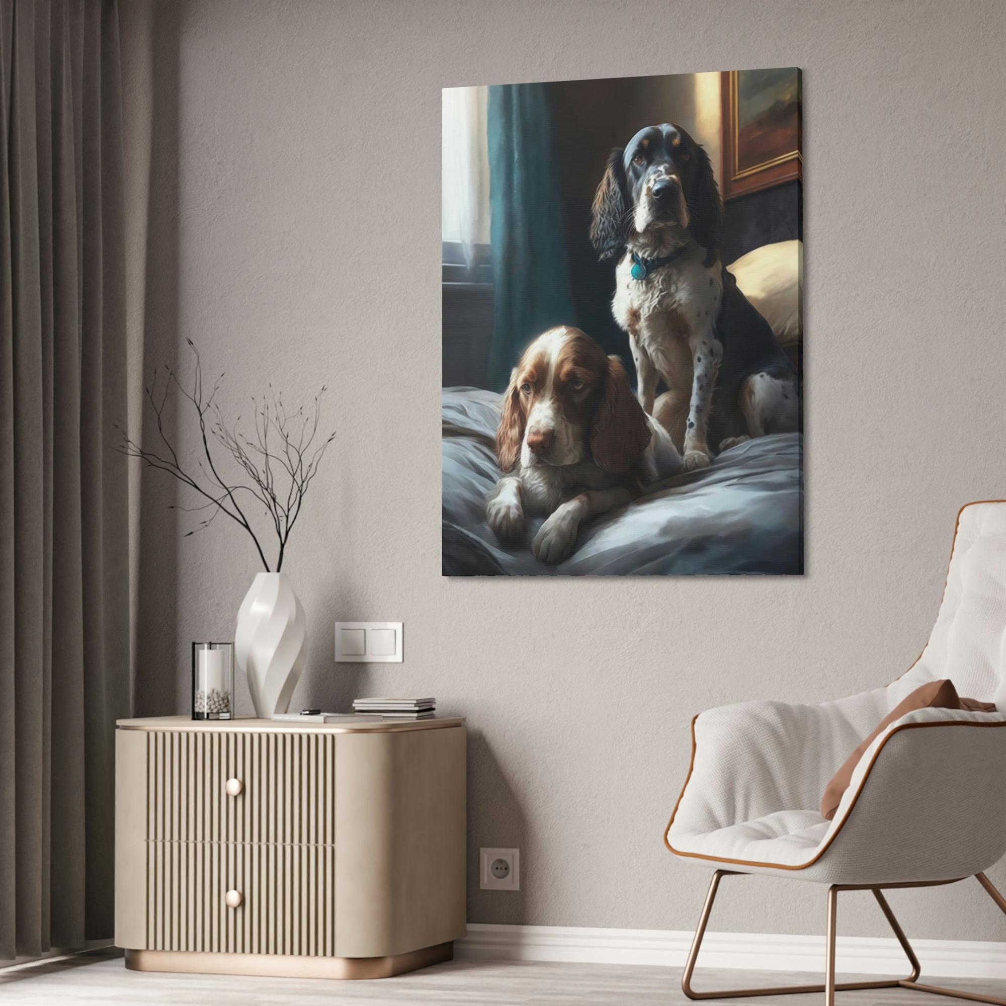 Dogs A Dog's Best Friend: Loyalty on Canvas