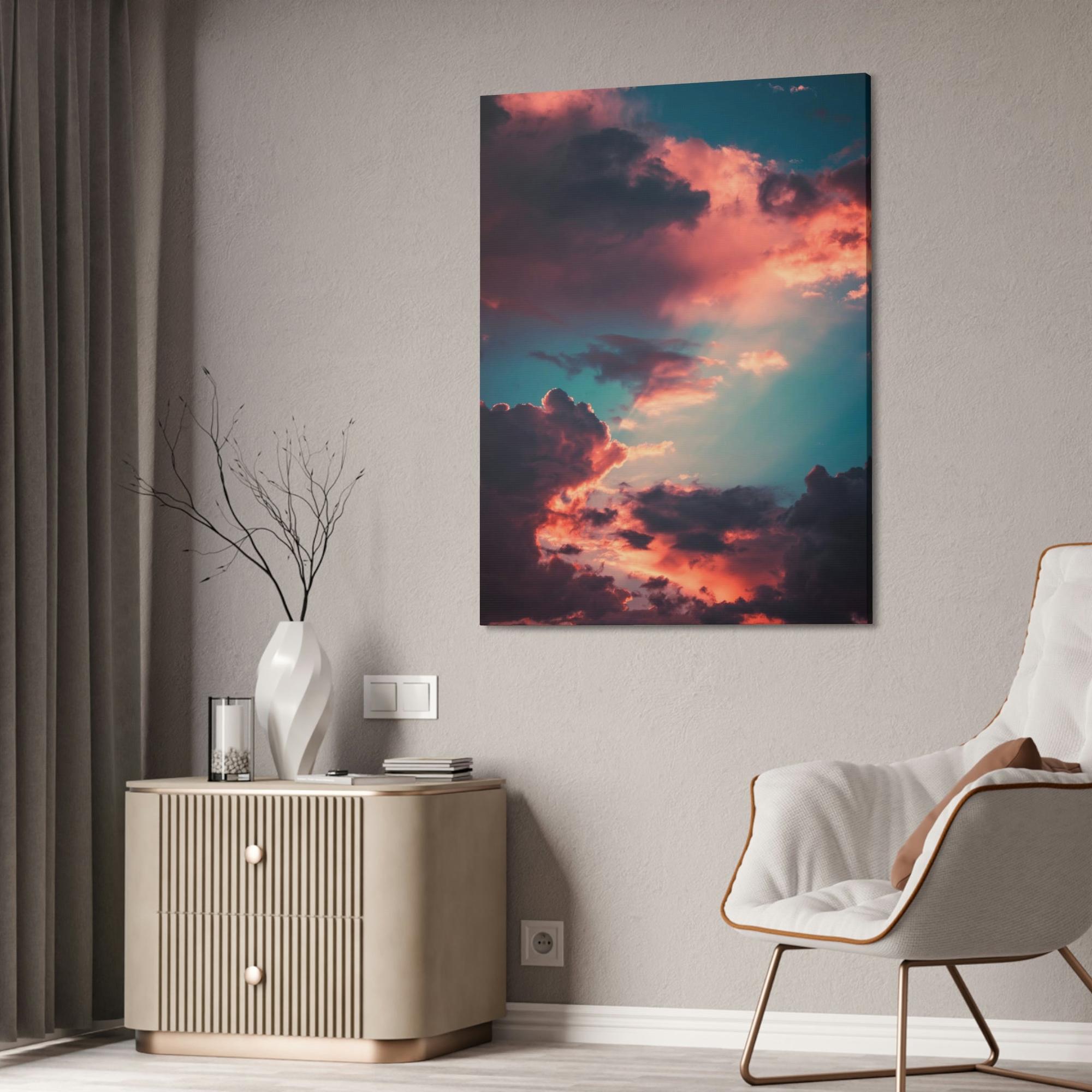 Nature Heavenly Skies: Canvas Print and Wall Art of Mesmerizing Natural Skies
