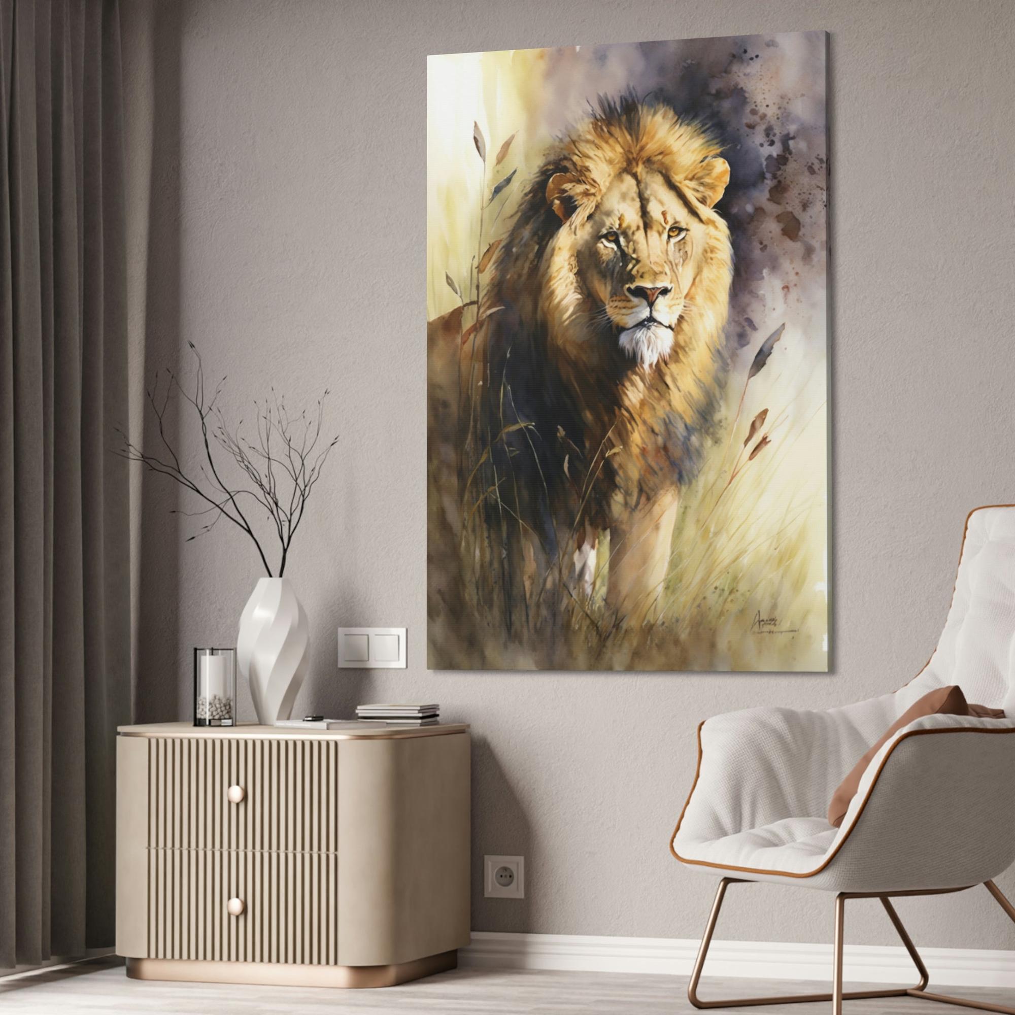 Lions Lion's Spirit: An Artistic Expression of Courage