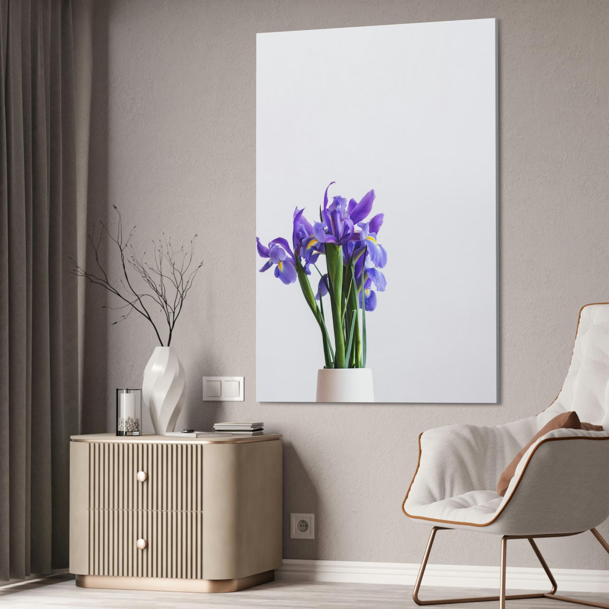 Irises Iris Oasis: A Canvas of Cool Breezes and Serenity