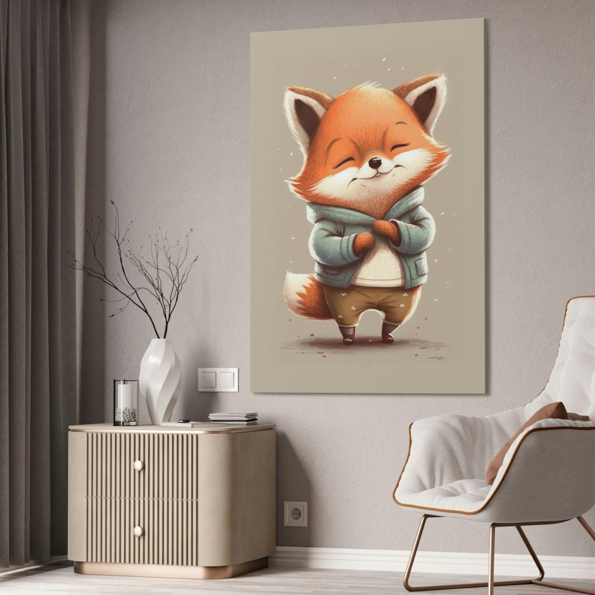 Fox The Playful Fox: A Joyful Companion for a Walk in the Woods