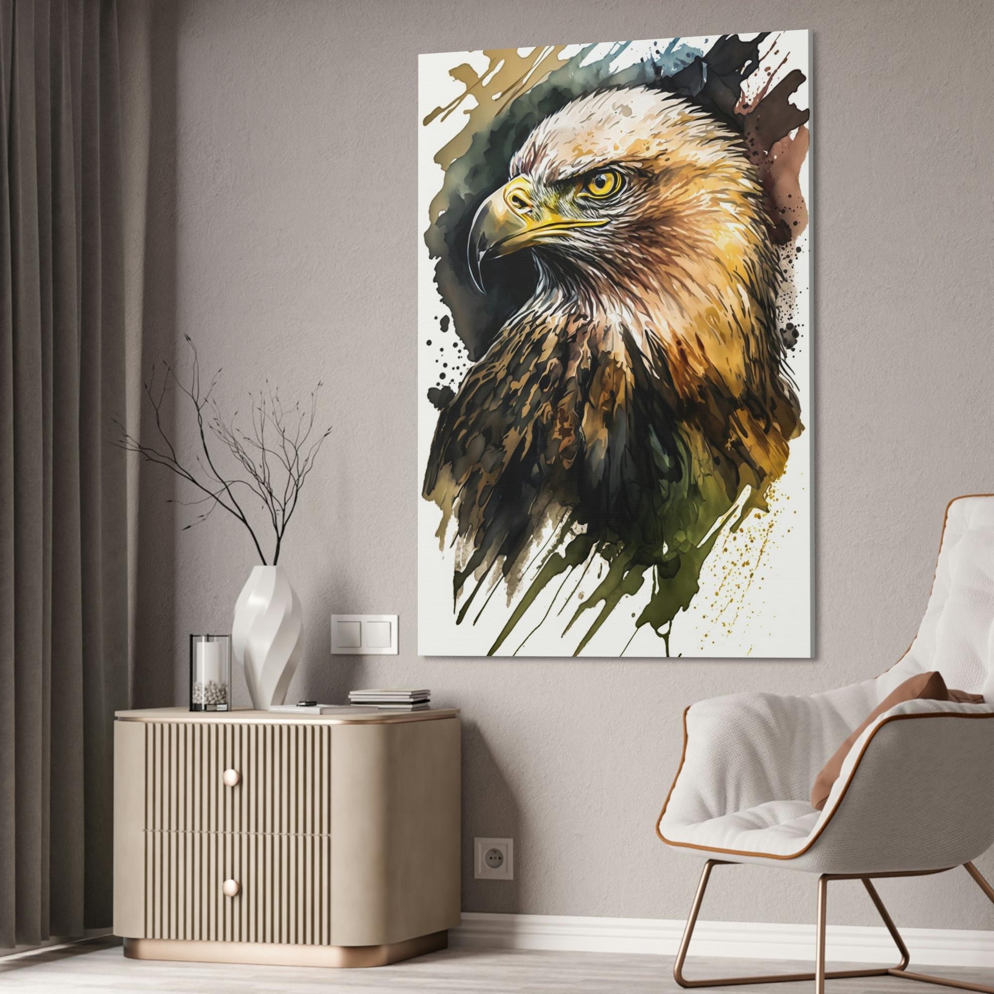 Eagles Eagle's Gaze: Poster & Canvas Capturing the Intensity of these Regal Birds