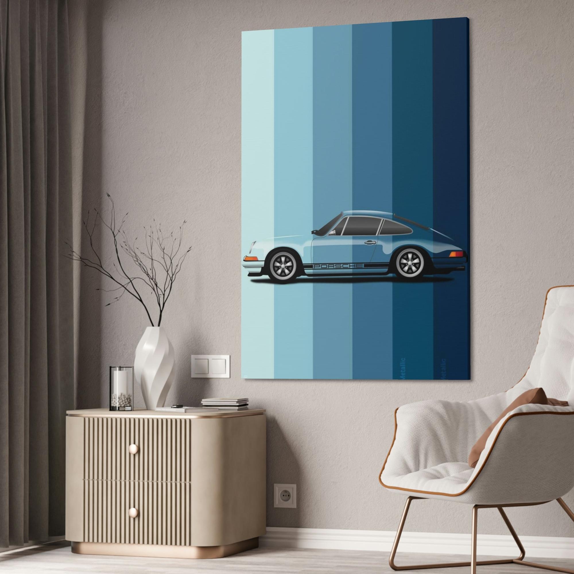 Porsche Porsche Evolution: Timeless Wall Decor on a Framed Canvas & Poster