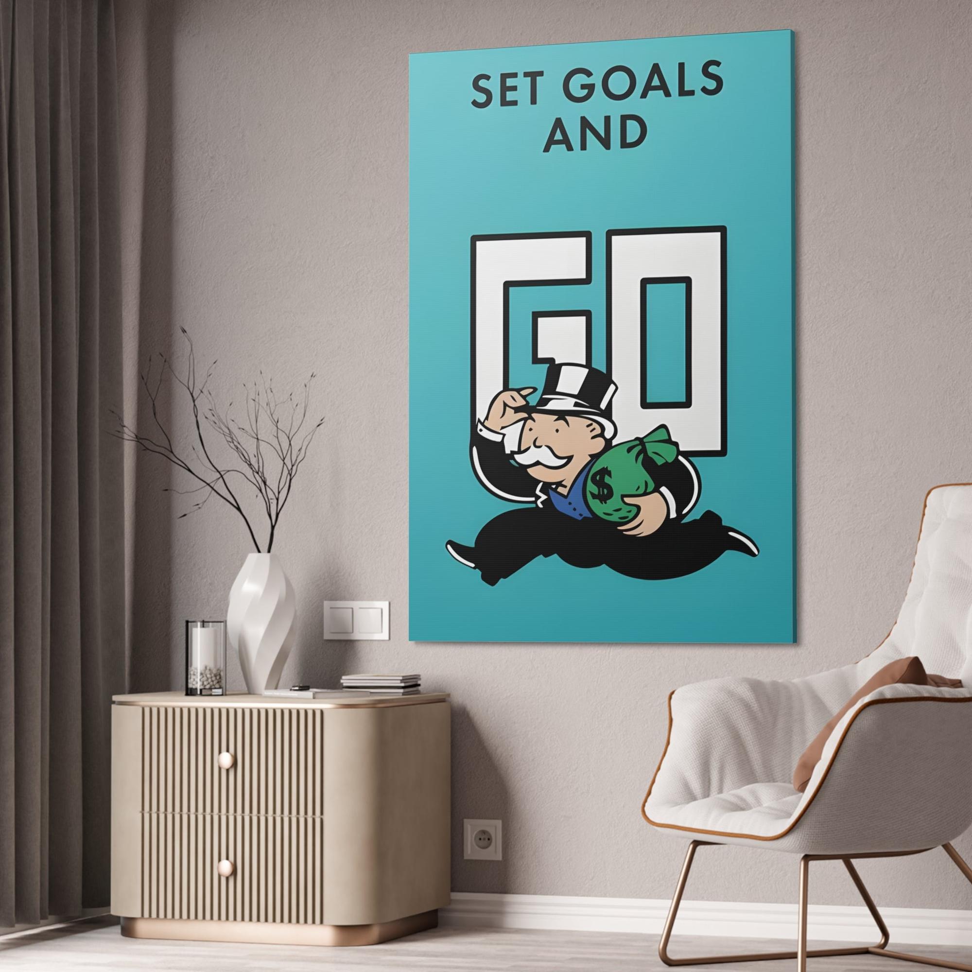 Monopoly & Motivation Artistic Reverie: Canvas & Poster Wall Art Inspired by Monopoly and Motivation