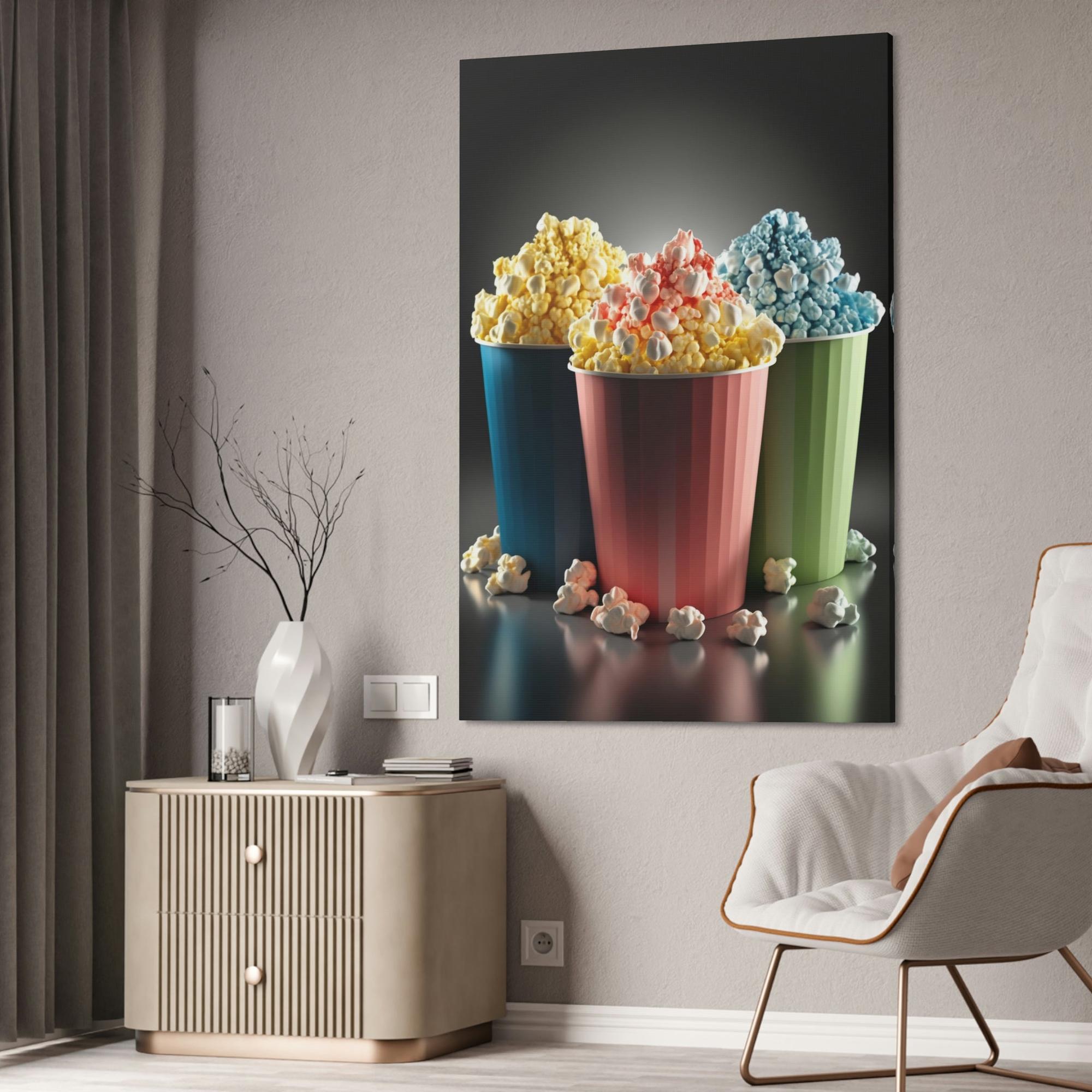 Popcorn Bursting with Flavor: A Canvas of Popcorn Perfection