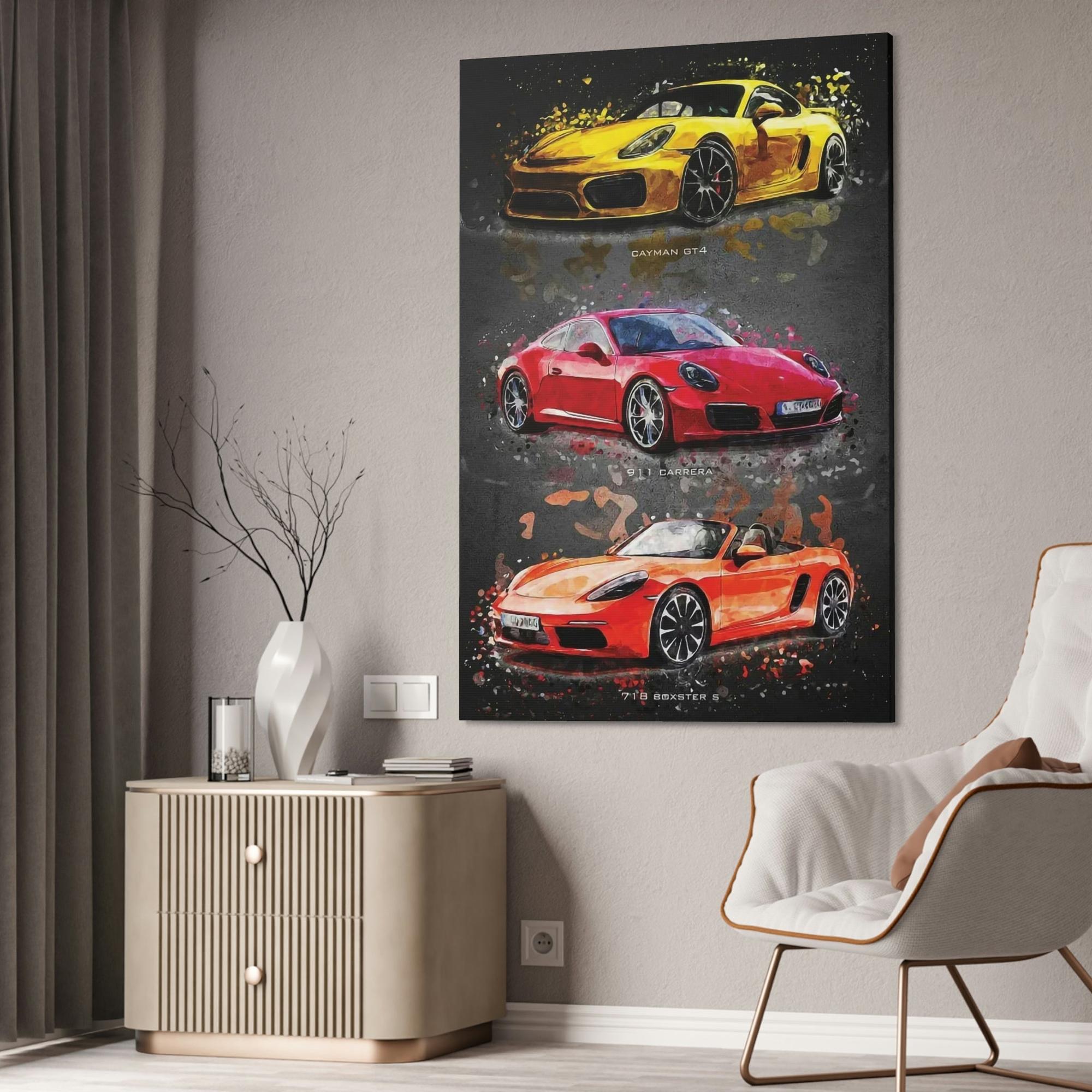 Porsche Porsche Dreams: Inspirational Wall Art on a Framed Poster & Canvas