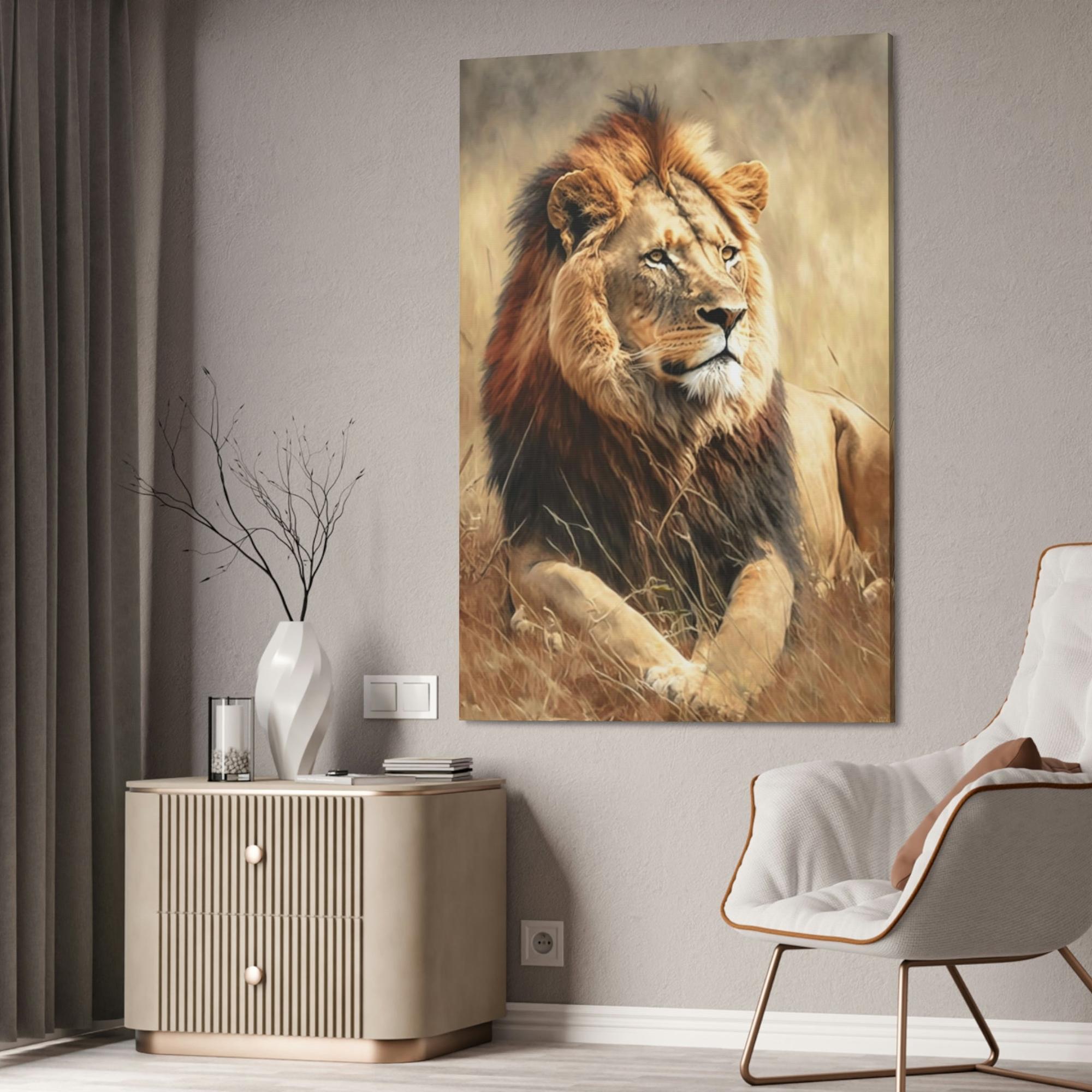 Lions Lion Strength: An Artistic Work with Lion
