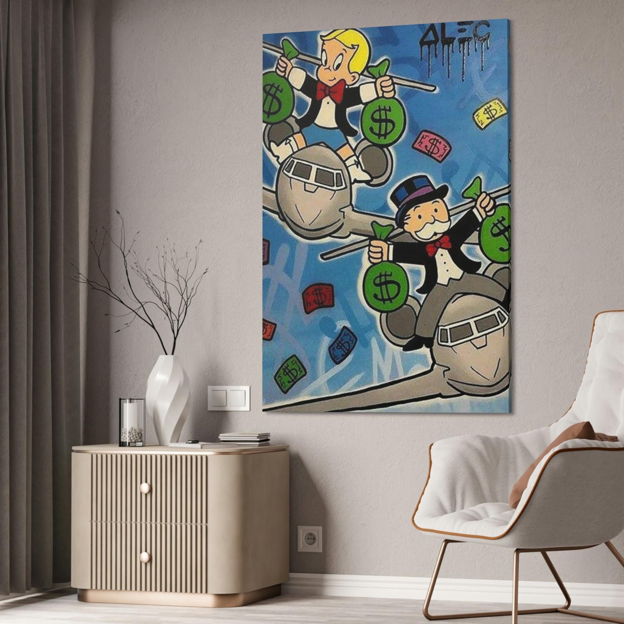 Monopoly & Motivation Colorful and Bold: Alec Monopoly Poster & Canvas Prints for an Eye-Catching Decor