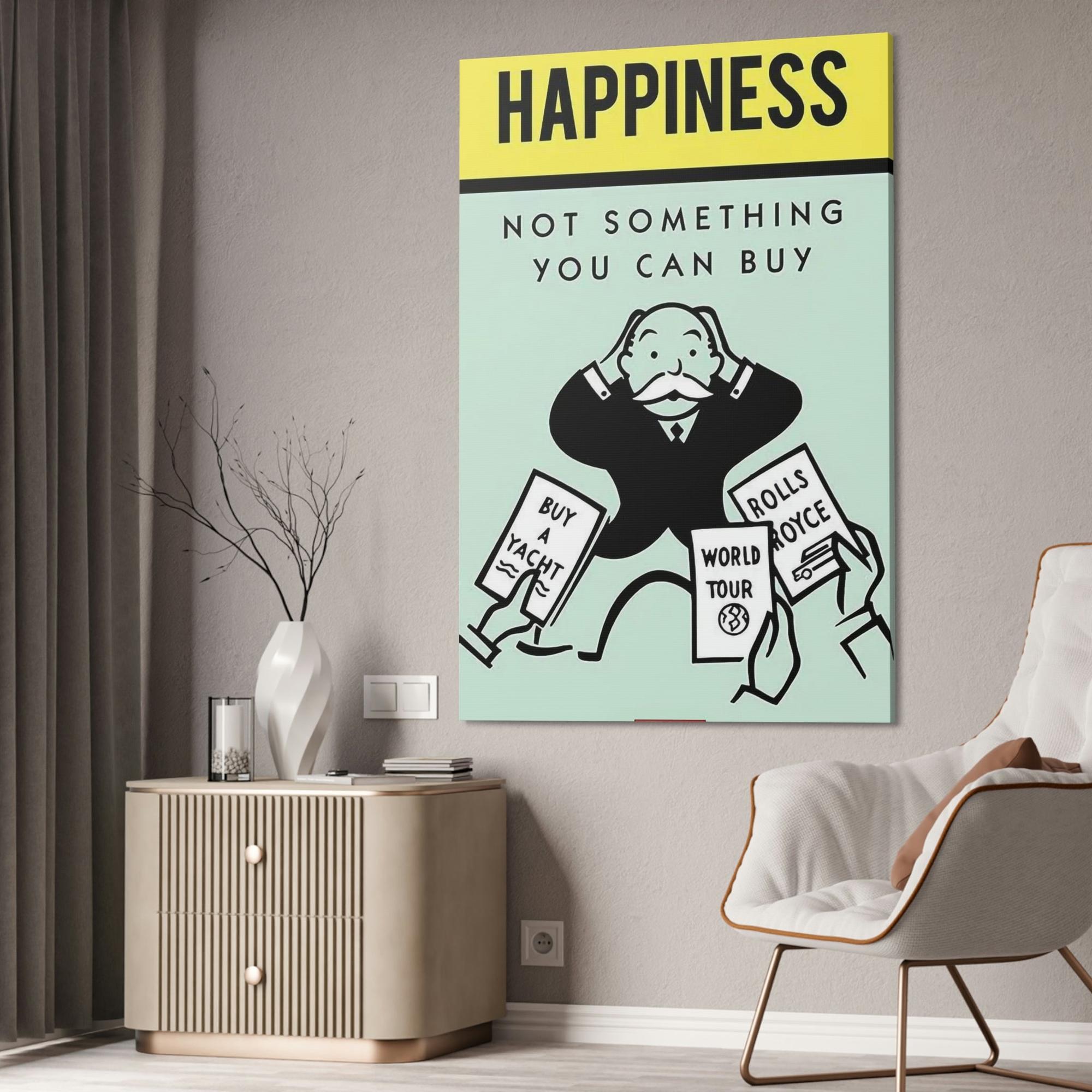 Monopoly & Motivation Money Quotes on Canvas: Alec Monopoly's Art and Poster Collection