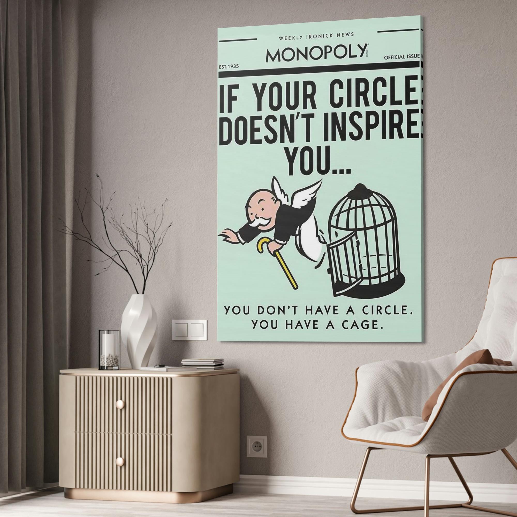 Monopoly & Motivation Colorful Quote Art: Alec Monopoly's Framed Canvas and Print Collection