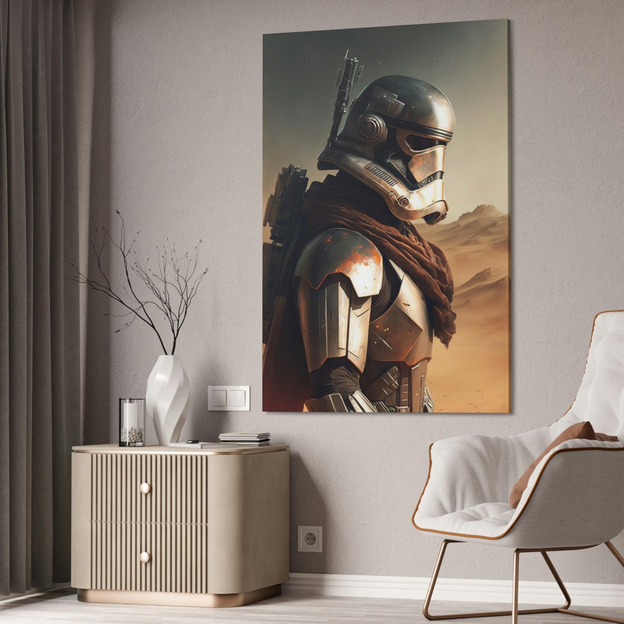 Star Wars Galactic Empire Rises: Poster & Canvas Print of Star Wars Art