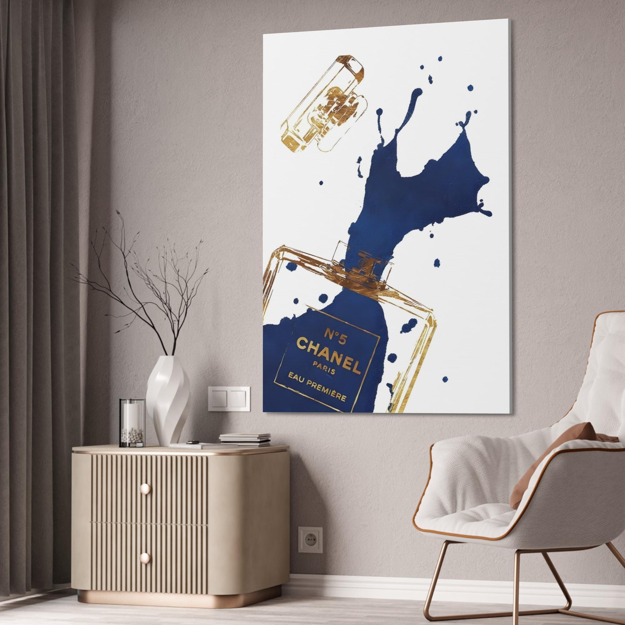 Chanel Framed Elegance: Celebrating Chanel's Iconic Influence on Canvas & Poster