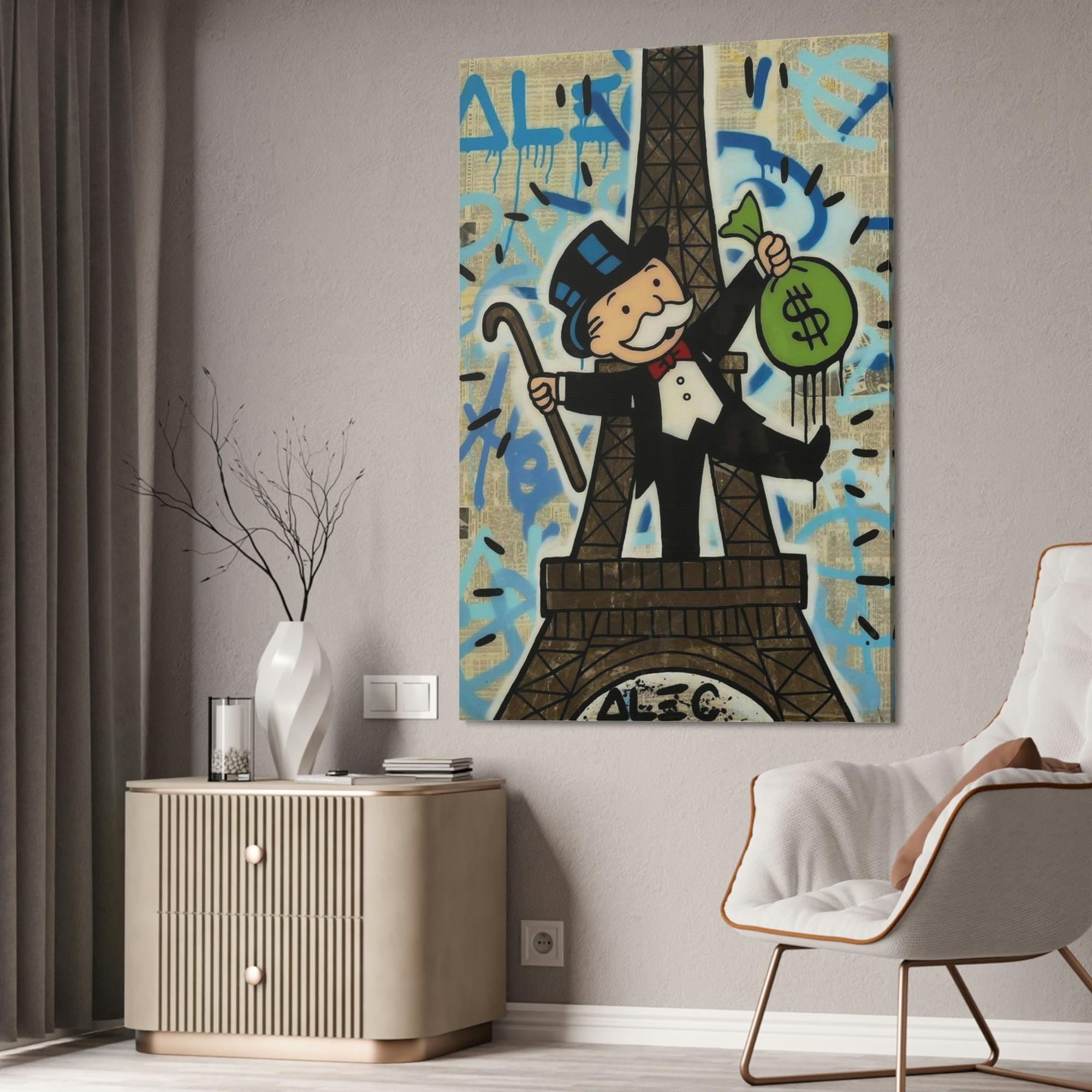 Monopoly & Motivation The Art of the Urban Landscape: Alec Monopoly's Framed Posters and Canvas Art
