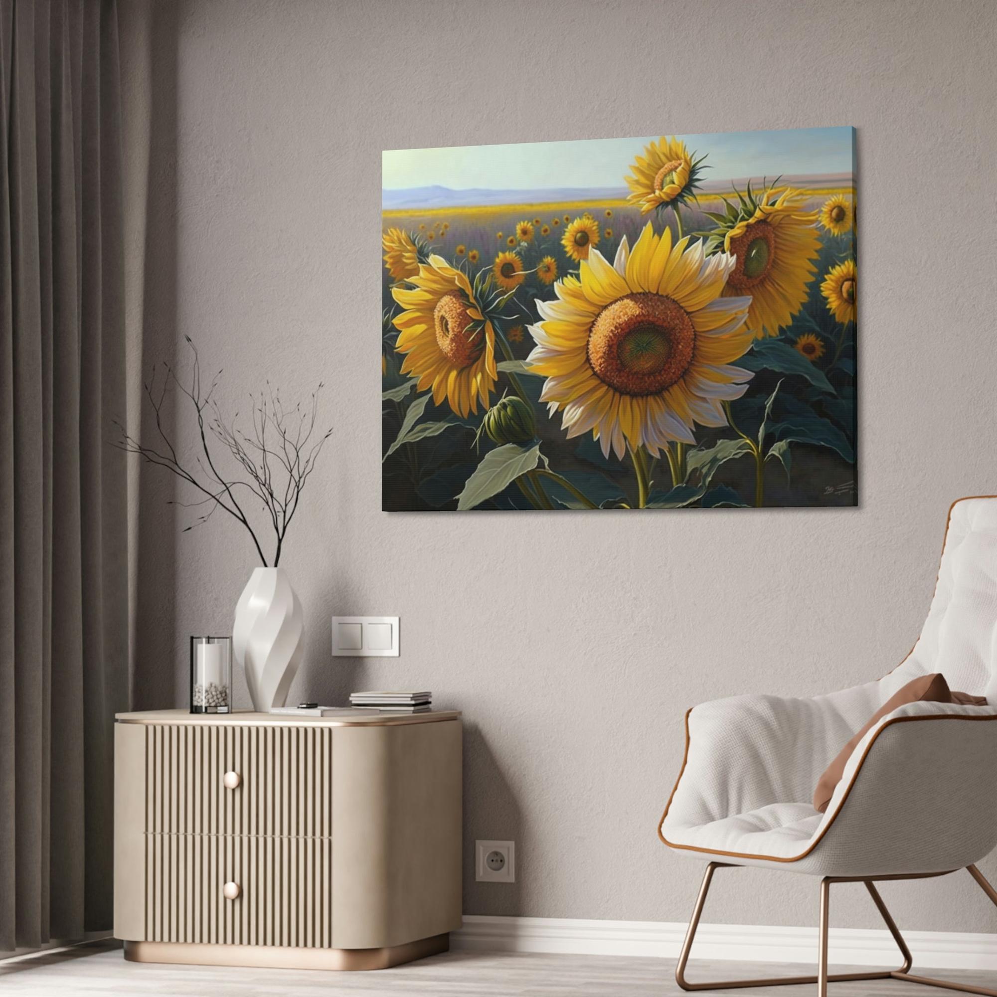Sunflowers Sunflower Serenade: A Rhapsody of Color and Light in Nature's Garden