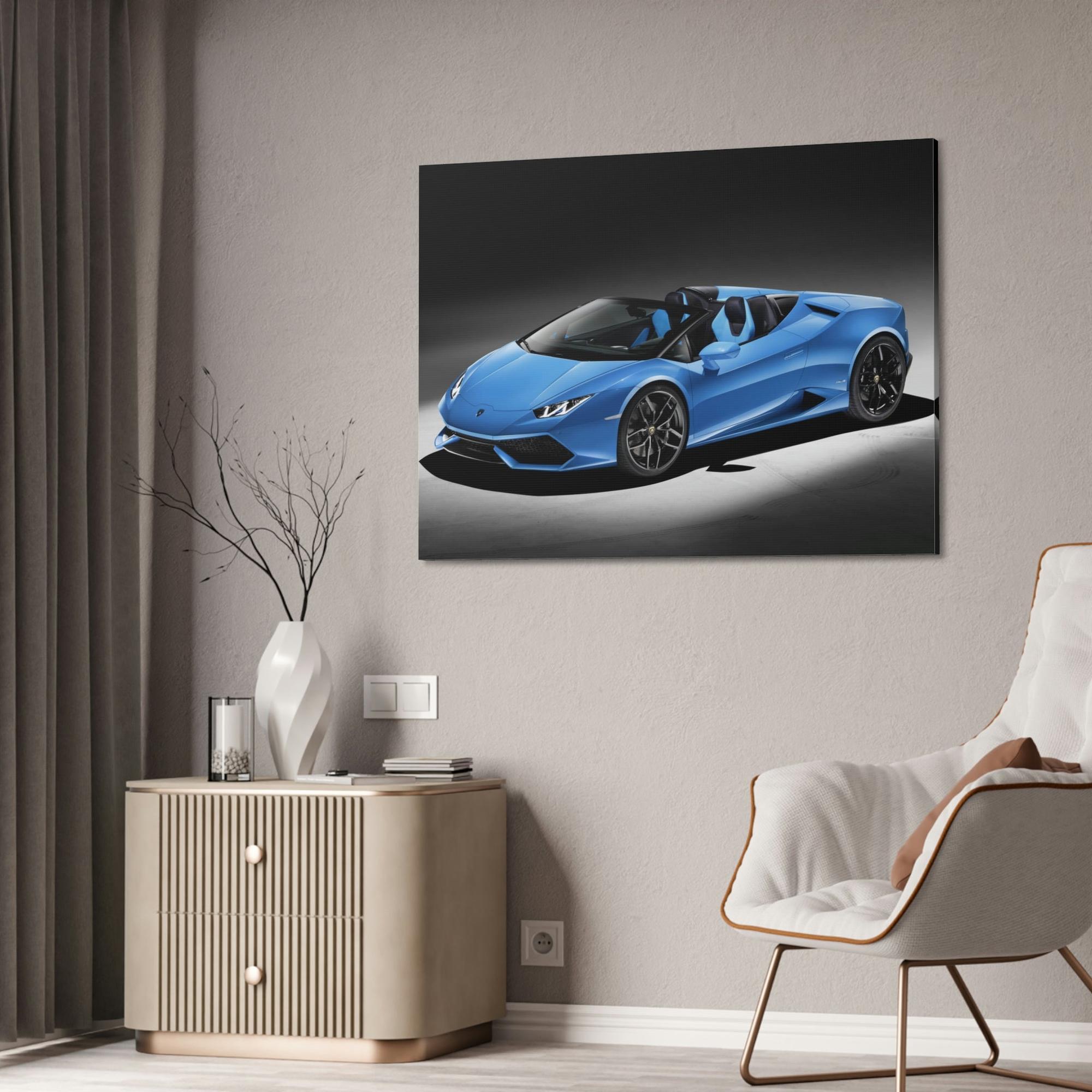 Lamborghini Sleek and Powerful: Framed Poster of Lamborghini for Car Collectors