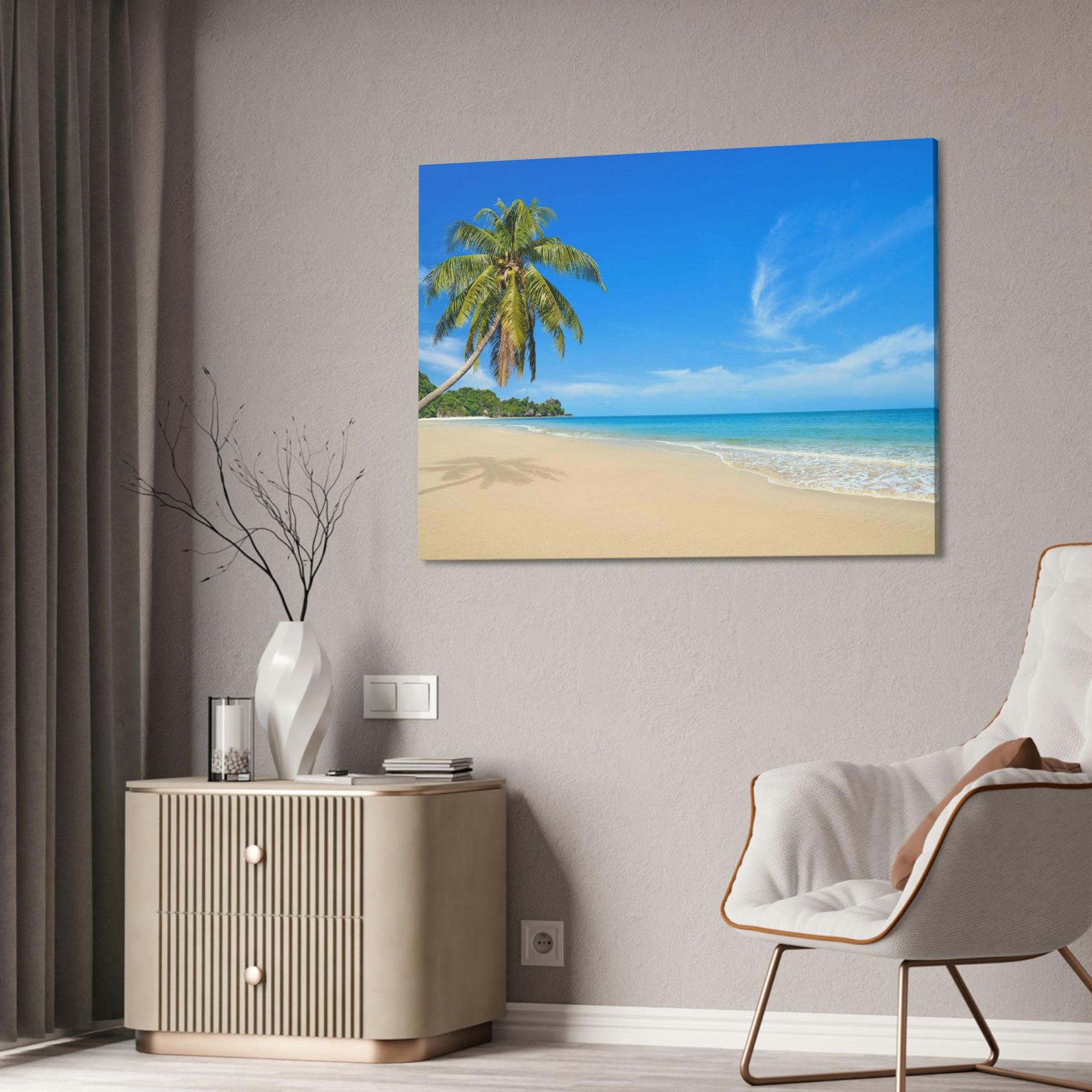 Island Beach Island Bliss: Canvas & Poster Art of a Beautiful Beach Destination