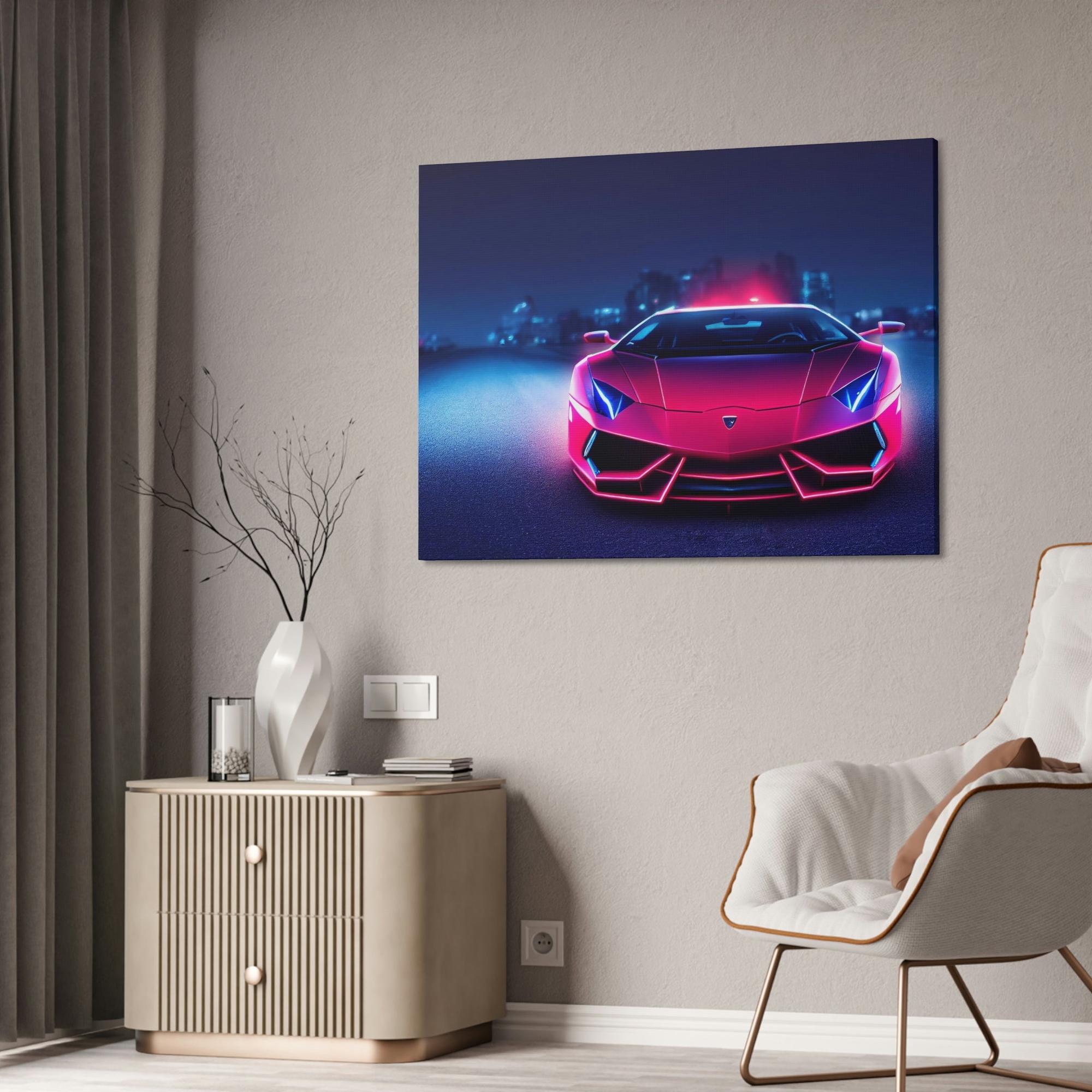Lamborghini Elegance in Motion: Lamborghini Print on Canvas & Poster and Wall Art