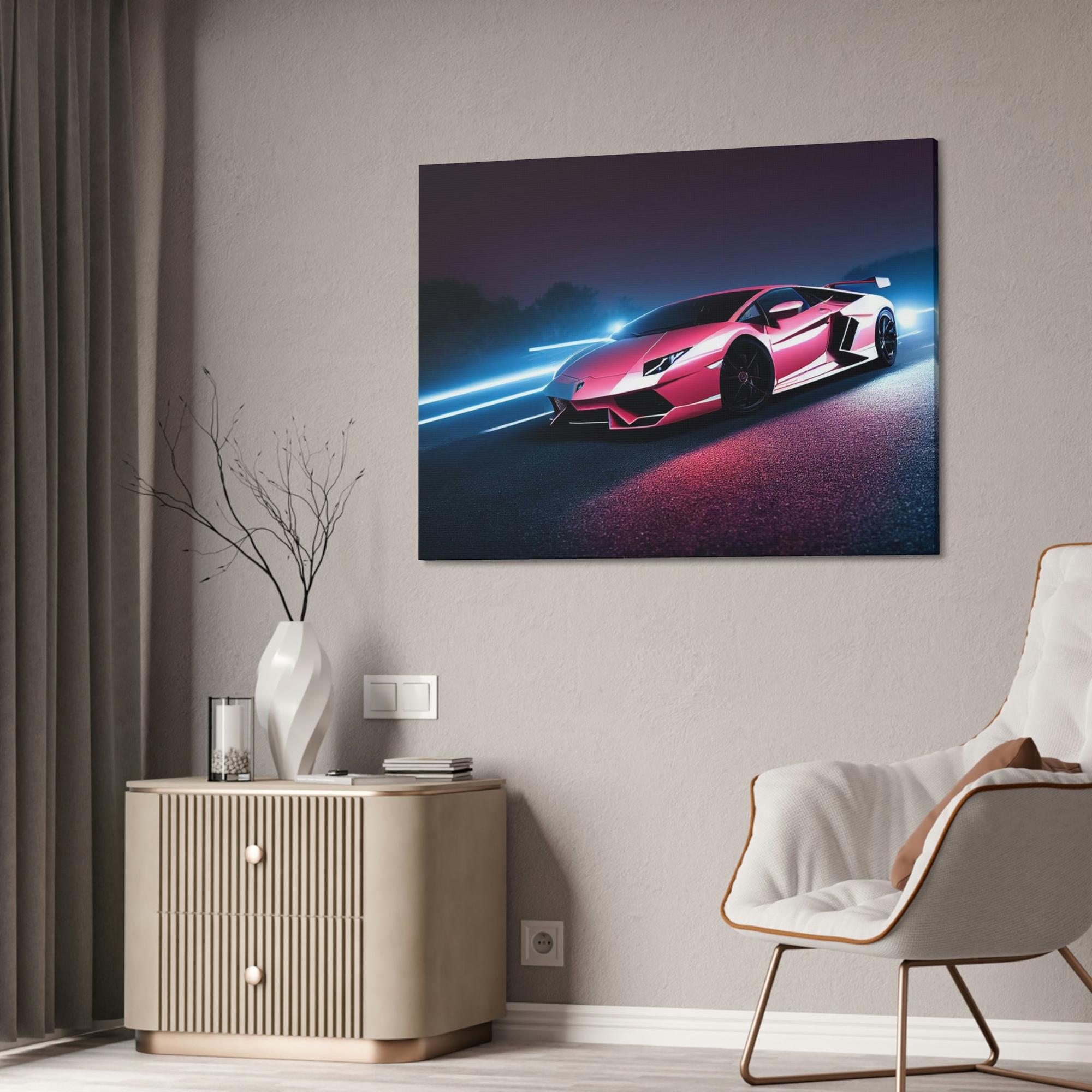 Lamborghini Artistic Expression of Power: Lamborghini Canvas & Poster Print and Wall Art