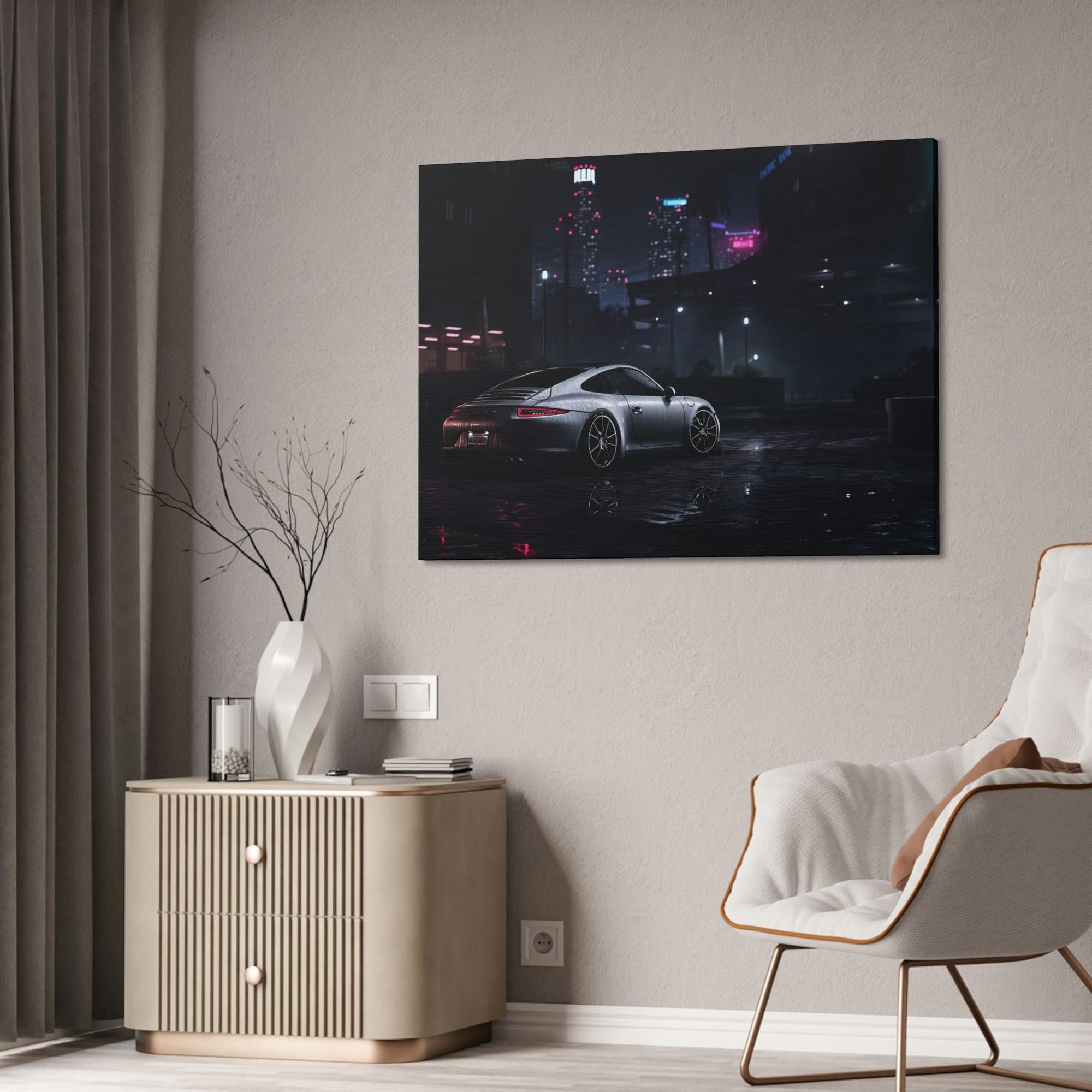 Porsche Porsche Artistry on Canvas: Natural Canvas Art for Auto Lovers