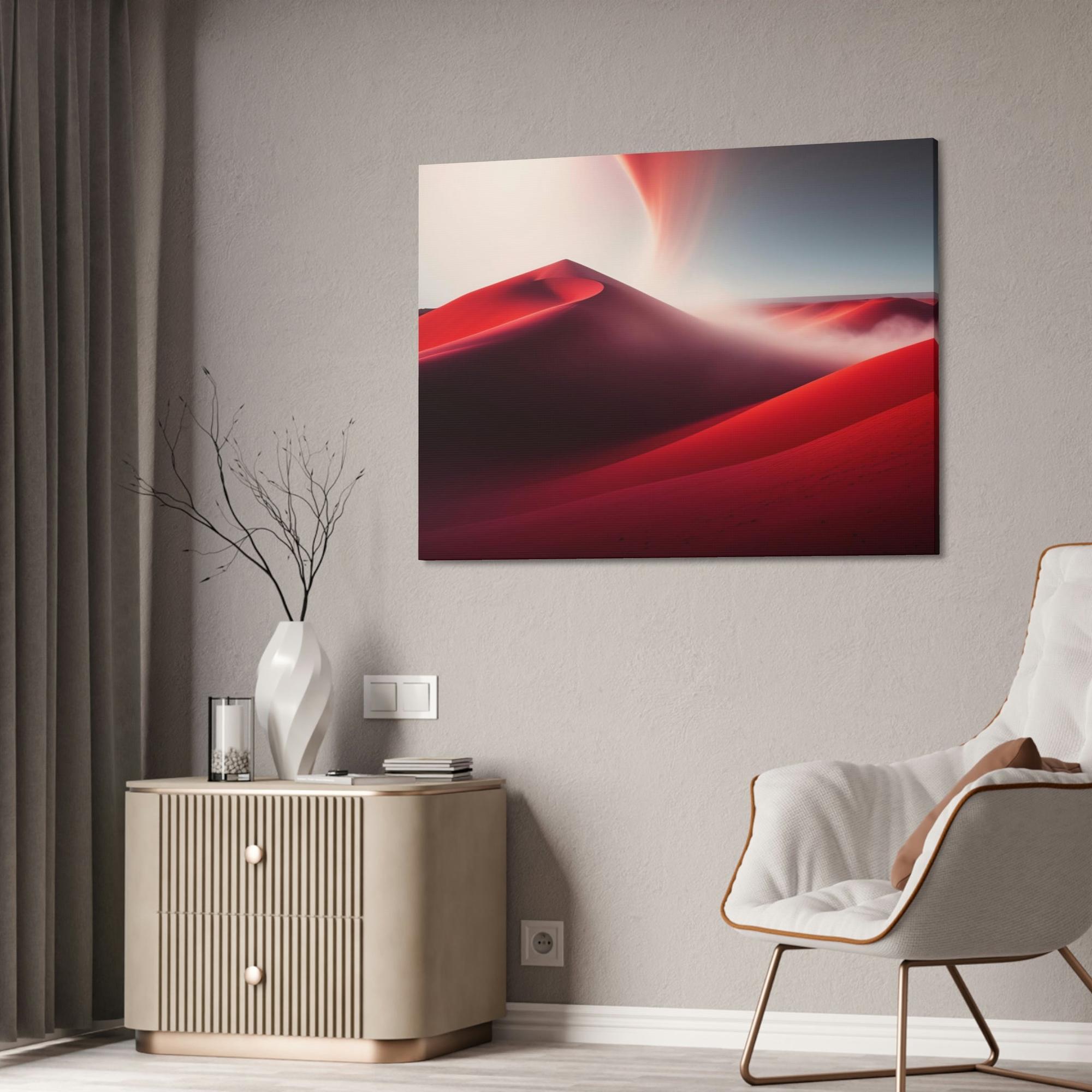 Red Abstract Art Bringing Vibrancy to Your Walls: Red Abstract Art on Canvas & Posters