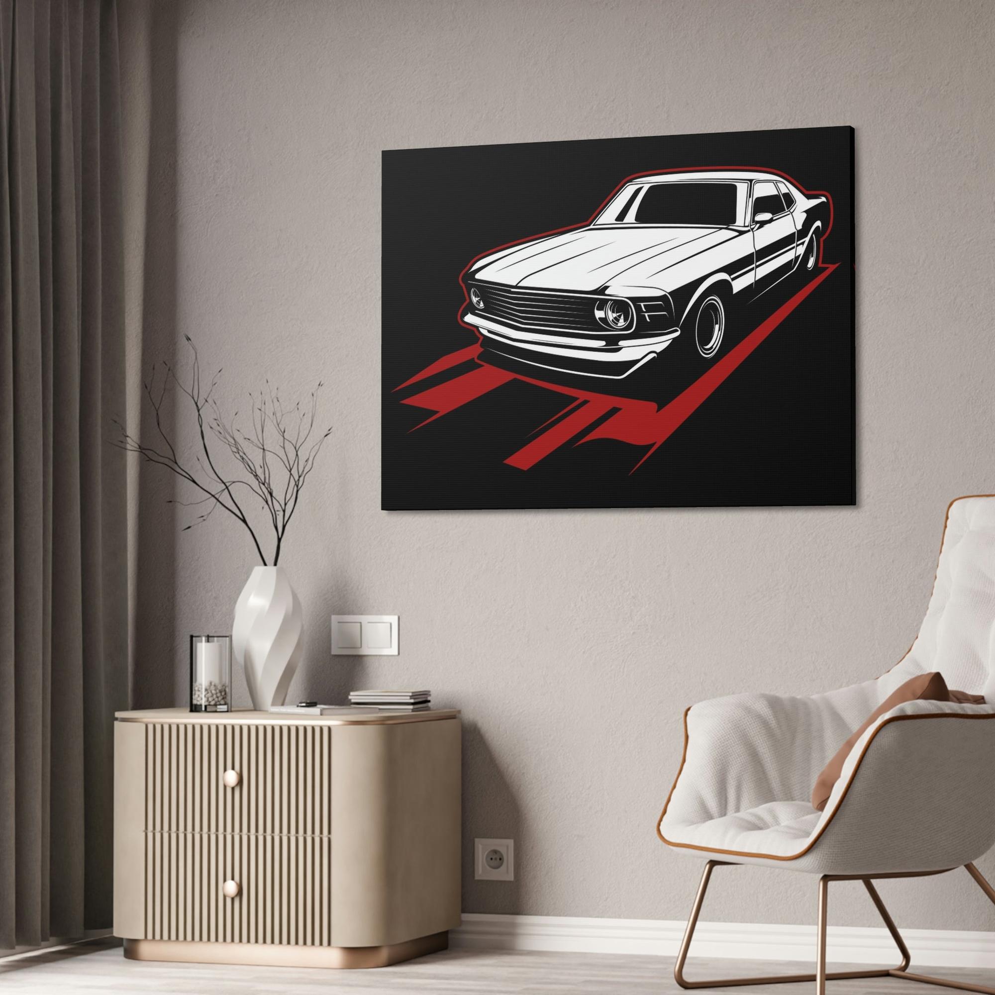 undefined Powerful Beauty: Mustang Canvas & Poster Print and Framed Wall Art