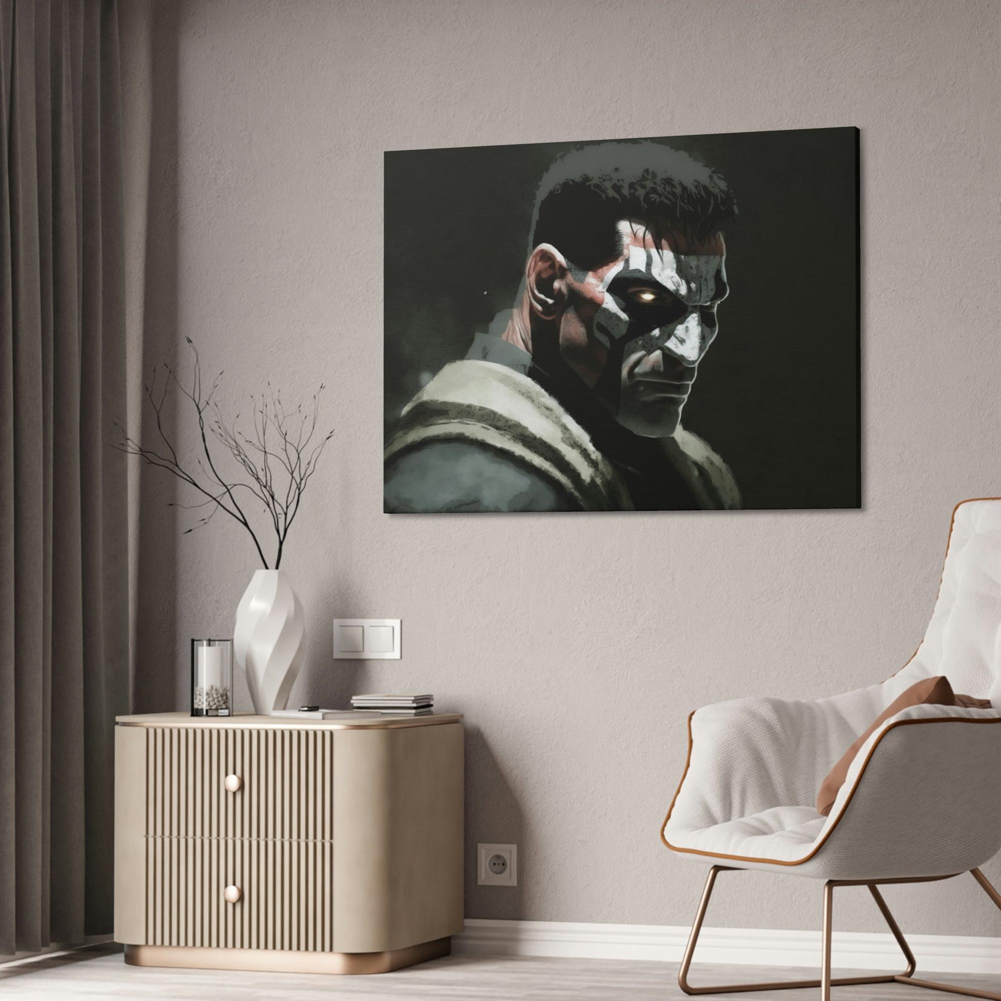 Punisher Blood and Justice: A Punisher Painting