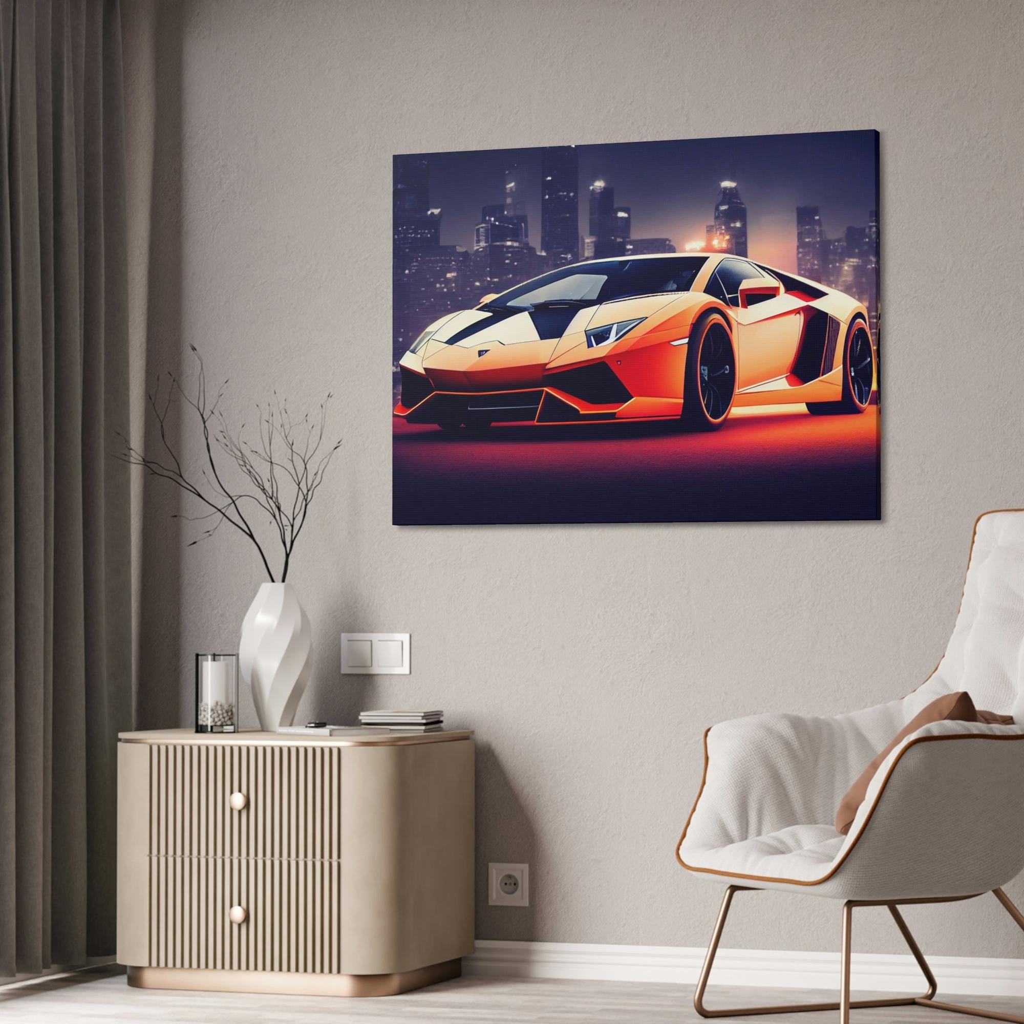 Lamborghini Icon of Speed: Lamborghini on Canvas & Poster for Automotive Art Collectors