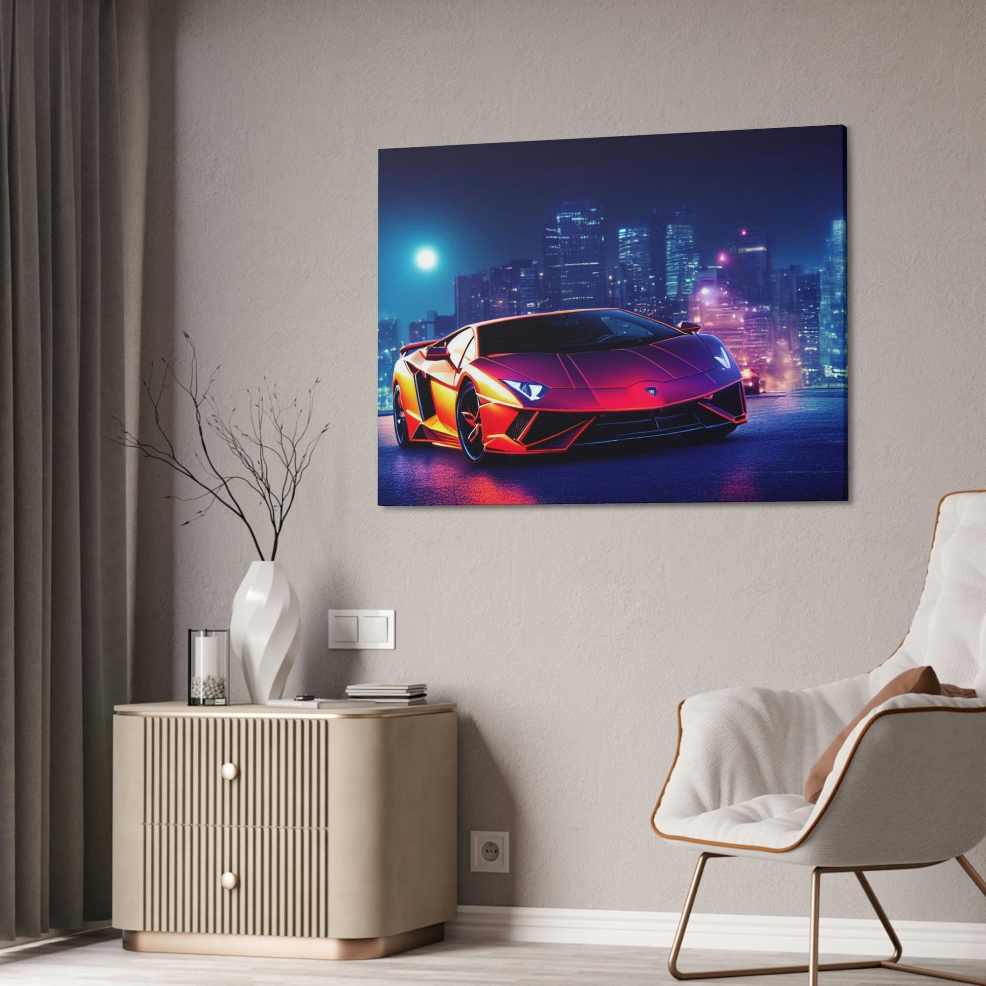 Lamborghini Racing Dreams: Lamborghini Art on Canvas & Poster