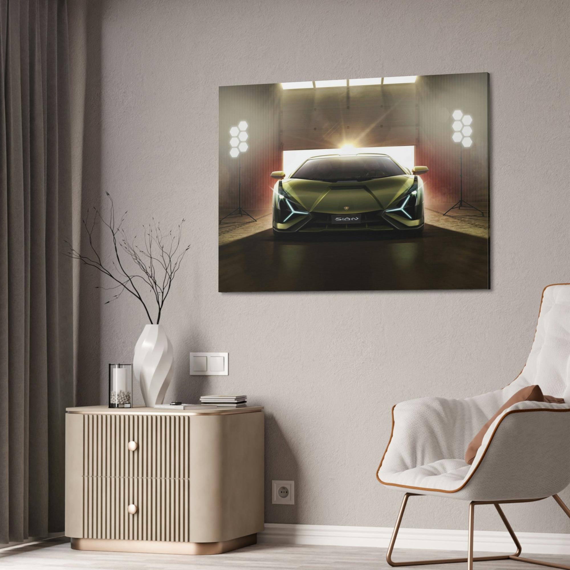 Lamborghini Sleek and Stylish: Modern Canvas Wall Art of Lamborghini for Your Home