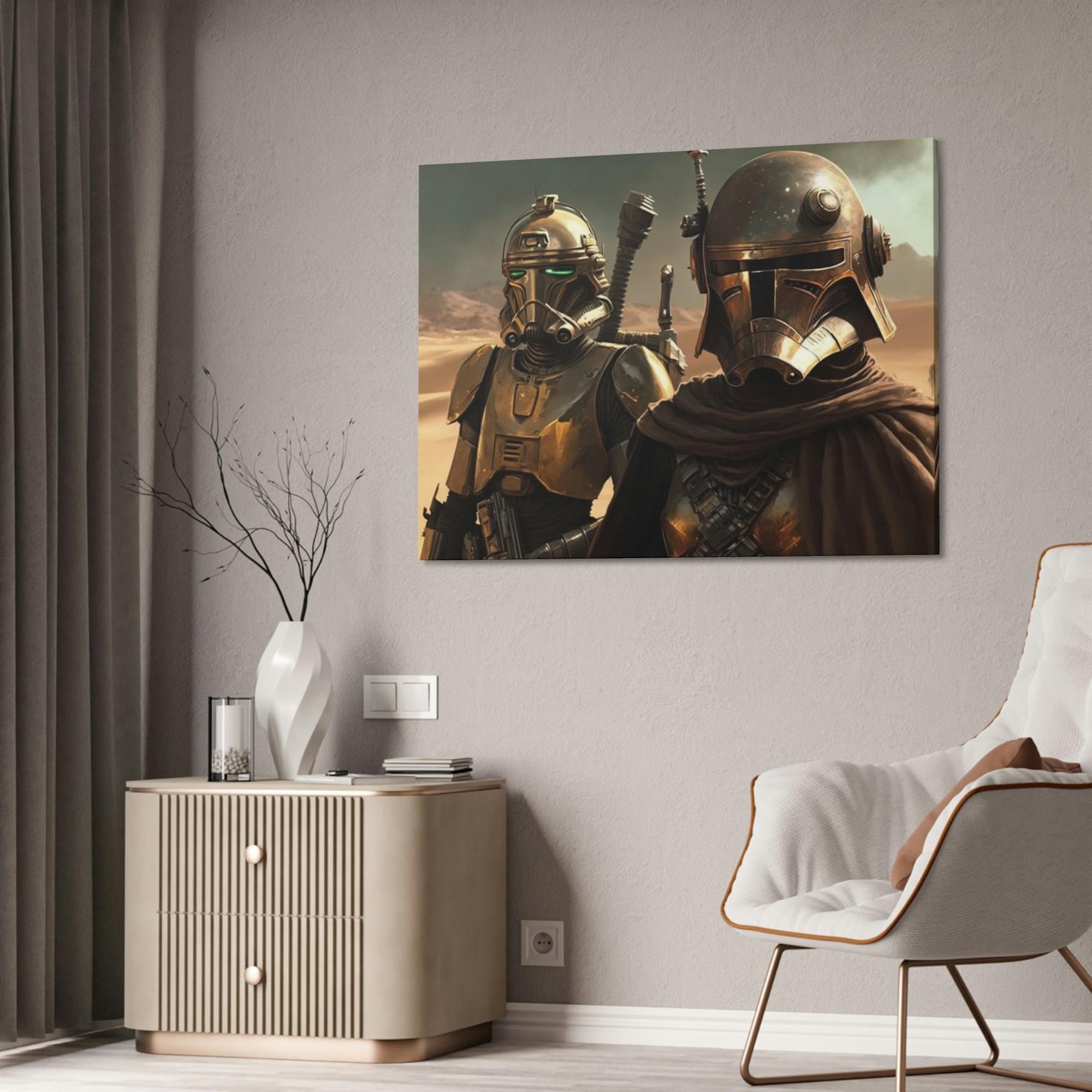 Star Wars Interstellar Adventure: Print Canvas Art with Star Wars Theme