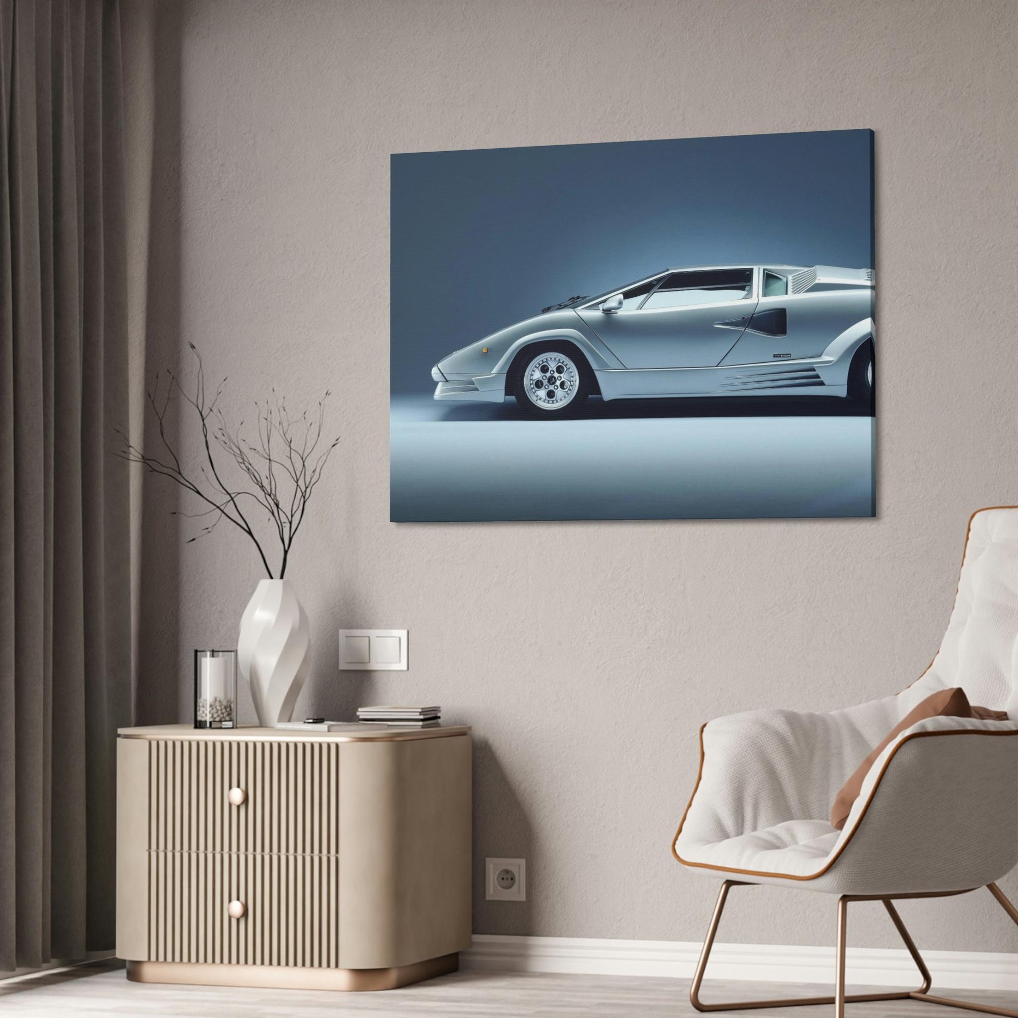 Lamborghini Sleek Supercar Beauty: Lamborghini Framed Canvas & Poster Art