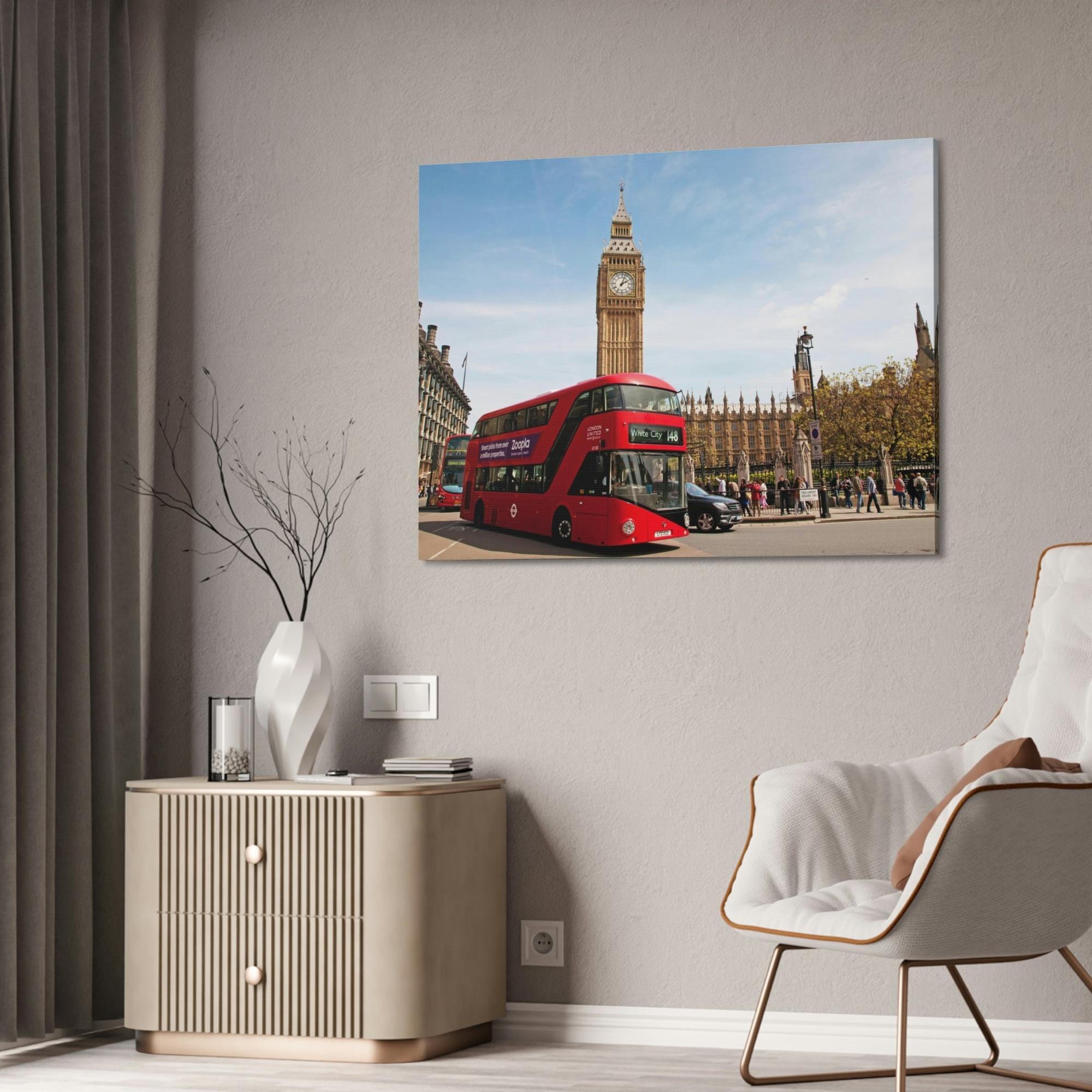 Bus The Artful Voyage: A Bus Journey on Canvas and Print