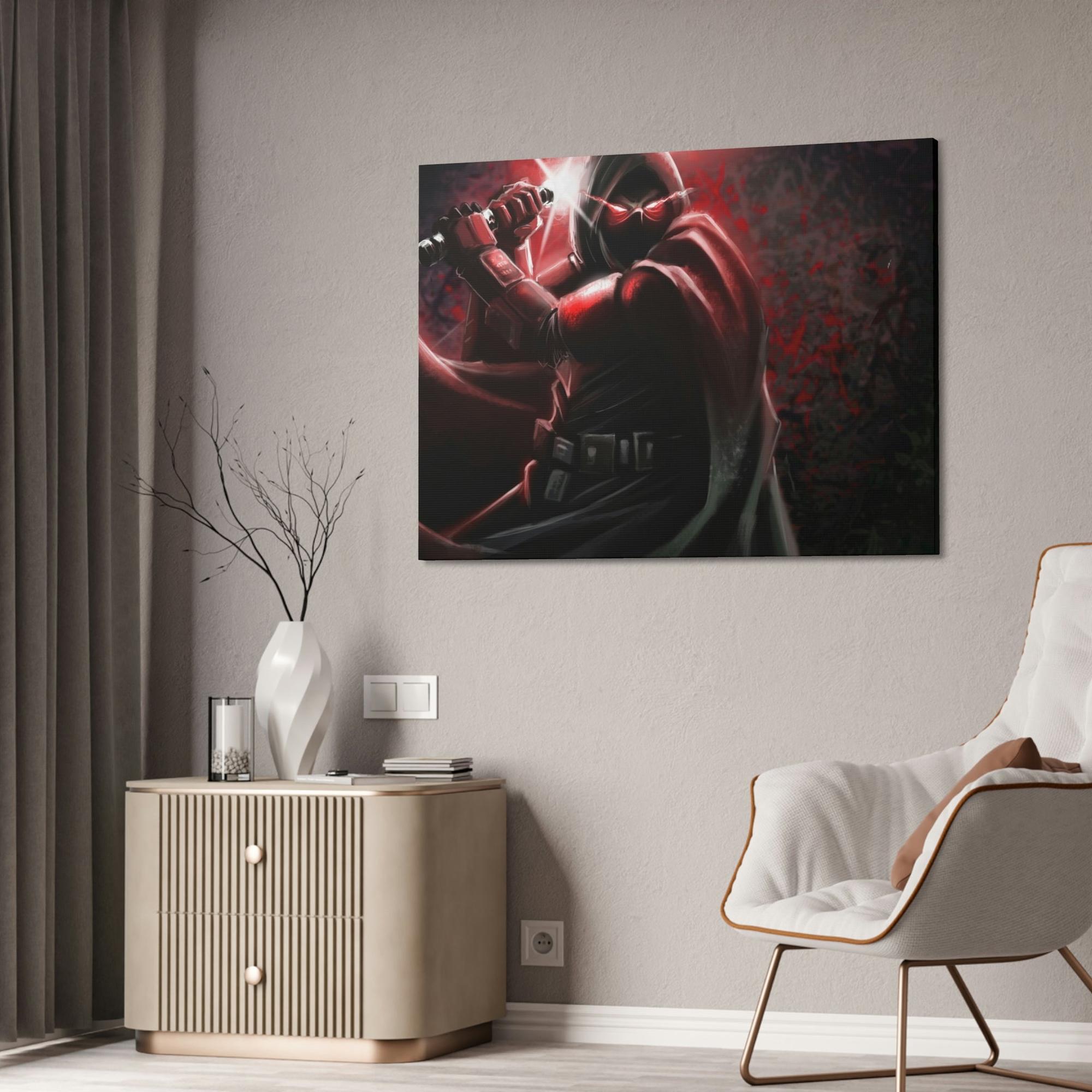 Star Wars The Force Awakens Again: Poster & Canvas Print of Iconic Star Wars Scene