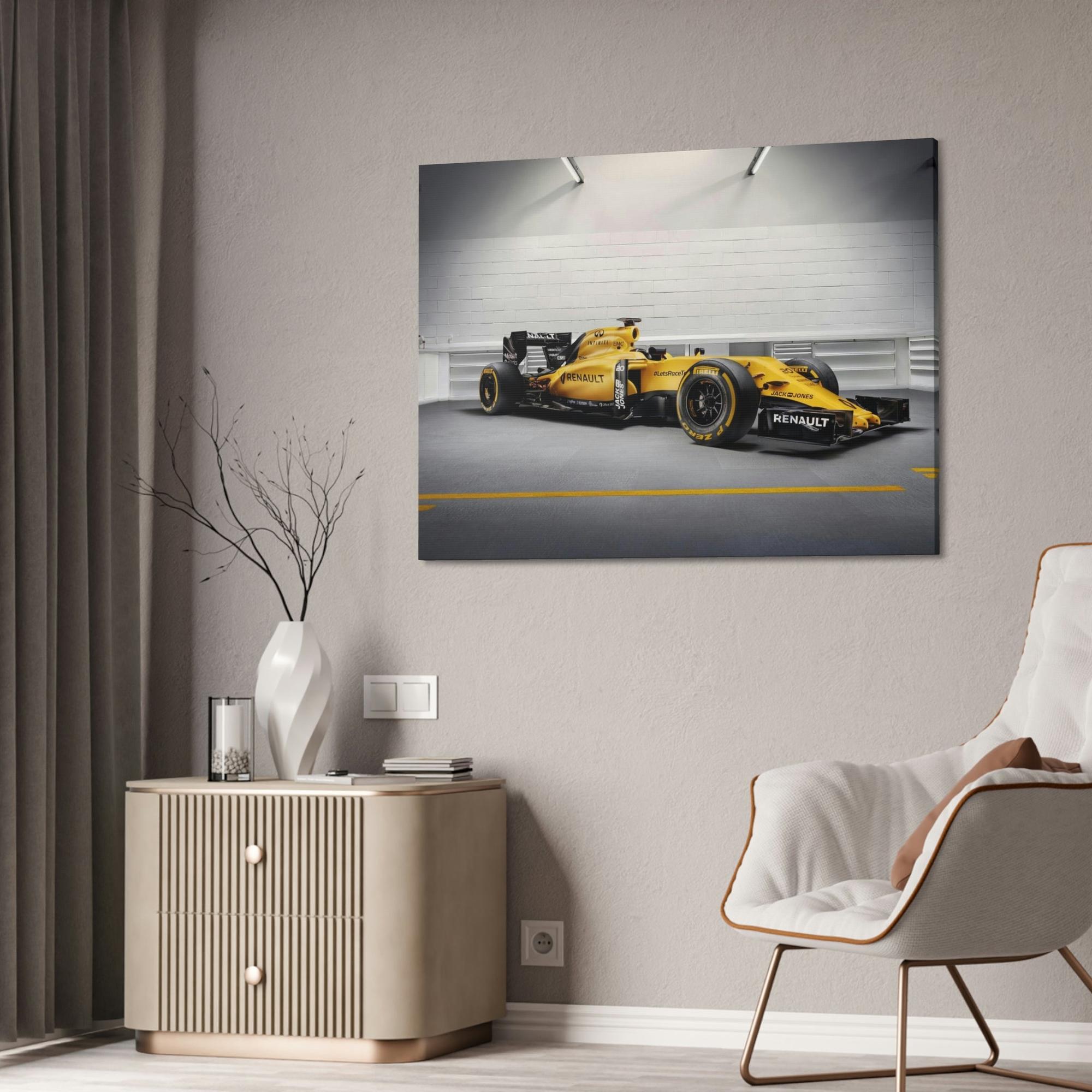 F1 Racing Dreams Unleashed: F1 Framed Canvas and Poster Art for Car Lovers