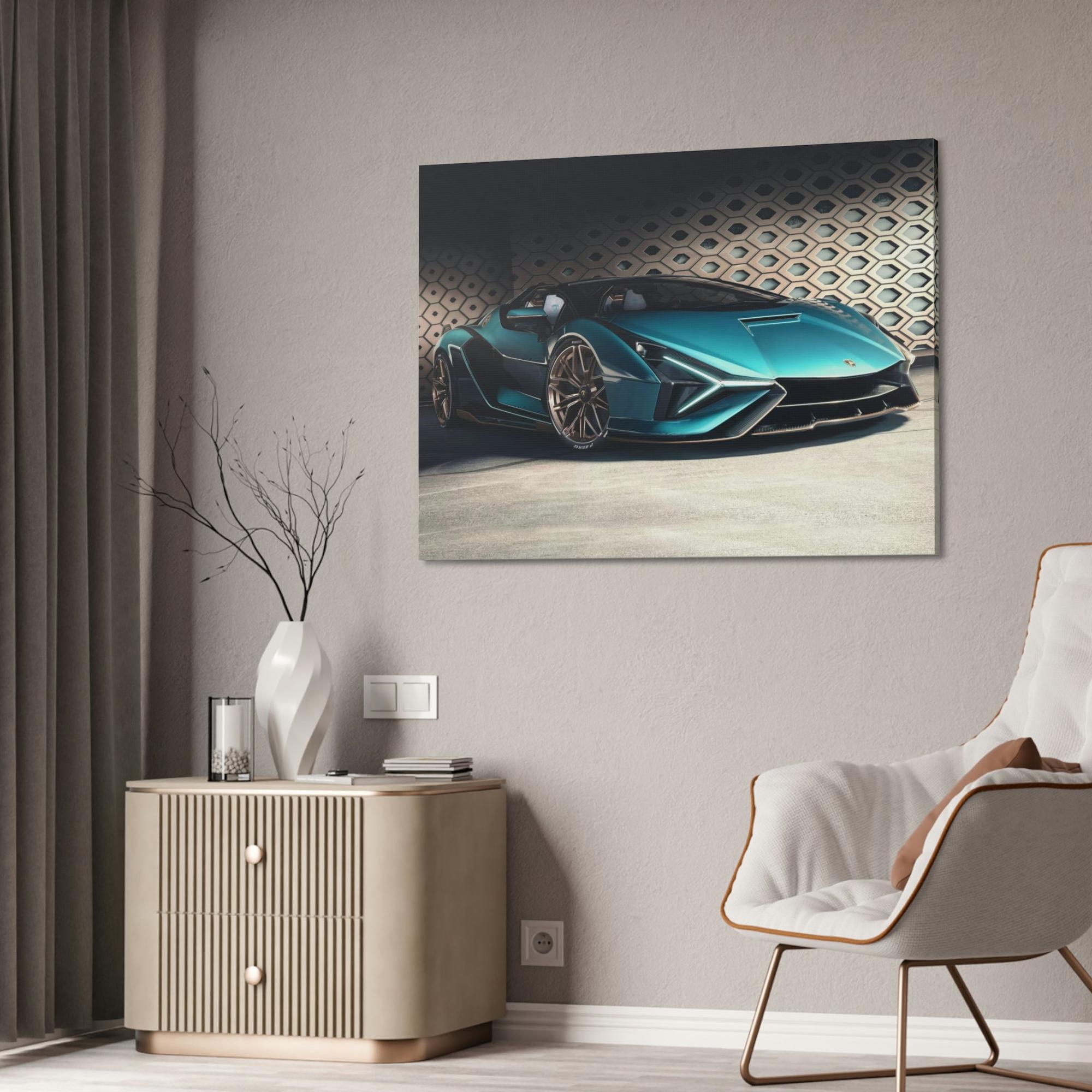 Lamborghini Italian Craftsmanship at its Best: High-Quality Framed Canvas Lamborghini Art